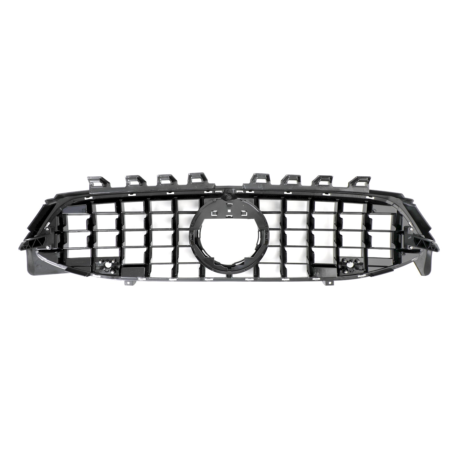 Svart frontstøtfangergitter Grill Passer til Mercedes CLA Class W118 C118 2020-2023 GTR