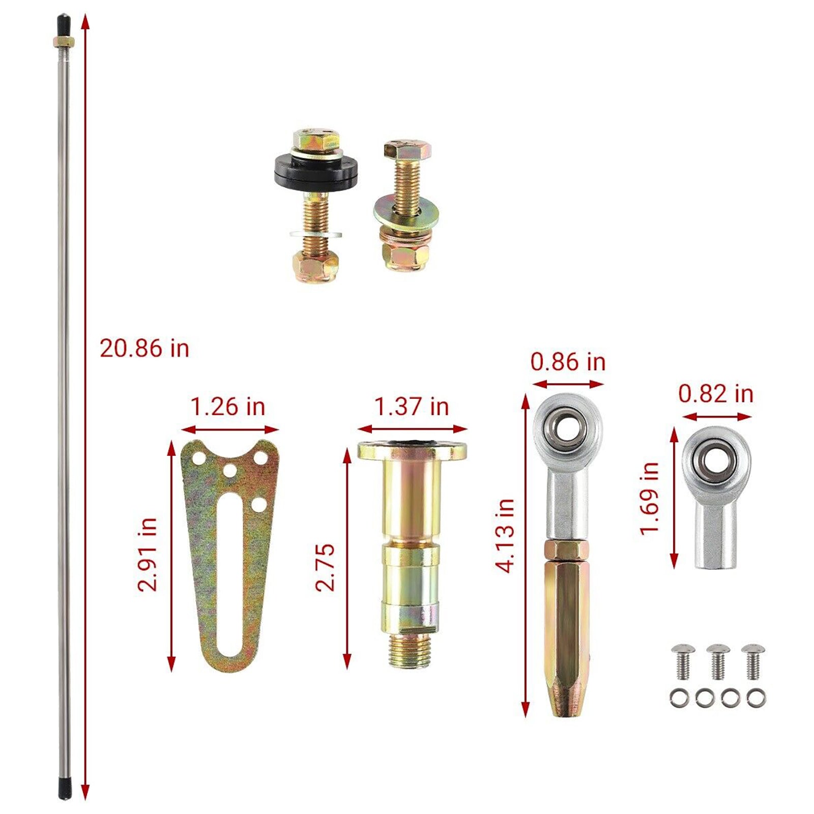 Kit de liaison de changement de vitesse à colonne réglable Lincoln Mark VII 21" 1986-1992 ACA-1807