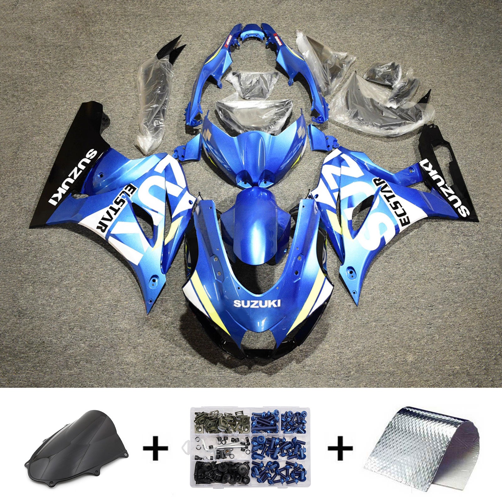 Injection Fairing Kit Bodywork Plastic ABS For Suzuki GSXR1000 2017-2025 K17