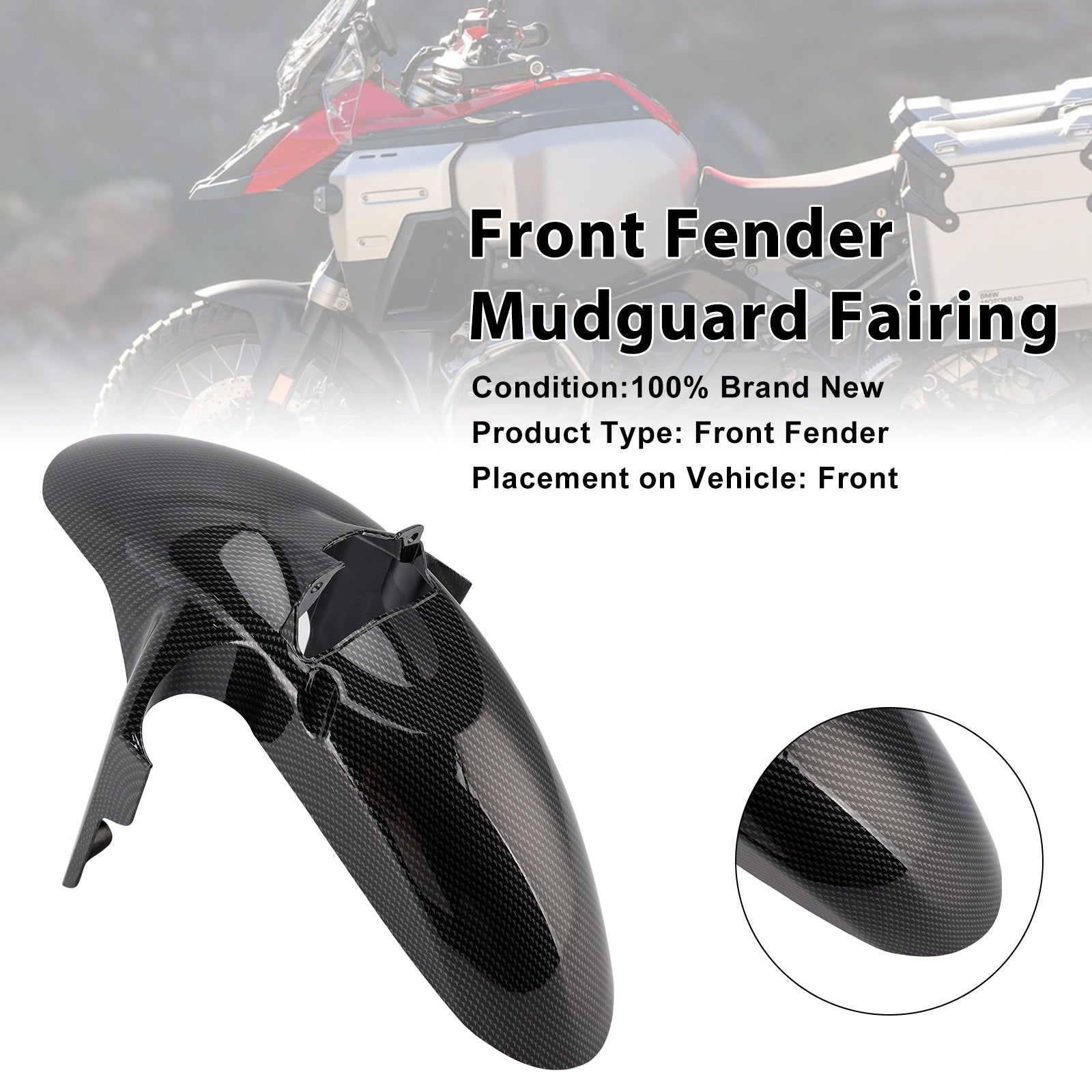 2024-2025 BMW R1300GS spatbordkuip voorspatbord