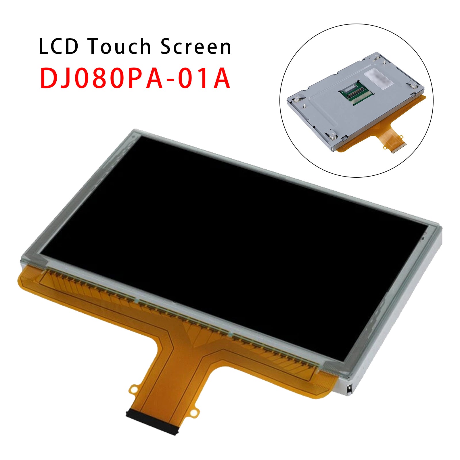 8 inch radio-touchscreenglas Digitizer DJ080PA-01A voor Chevrolet Silverado