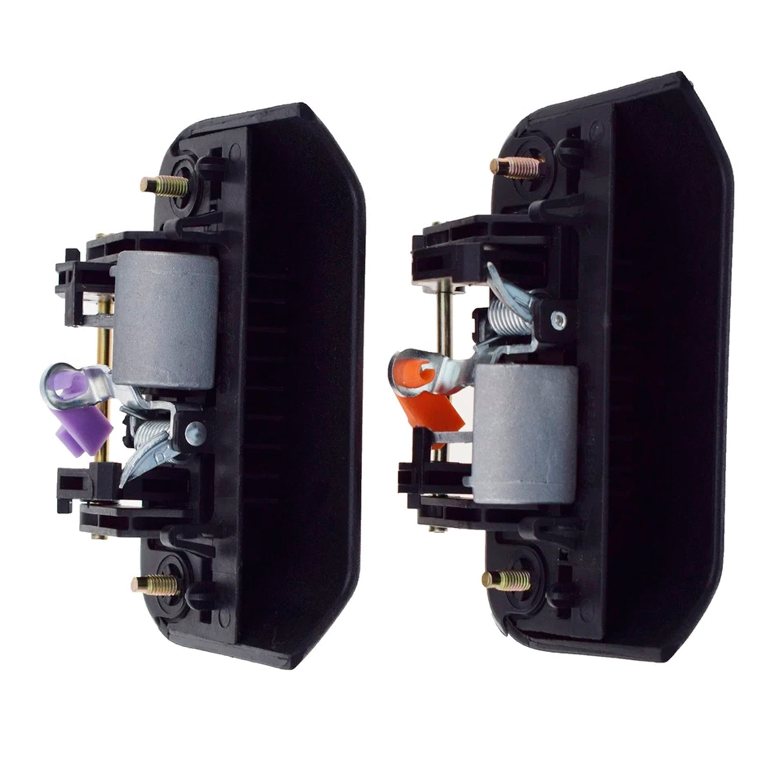 1Pair Car Rear Door Exterior Handle Black For Jeep Compass 2007-2016