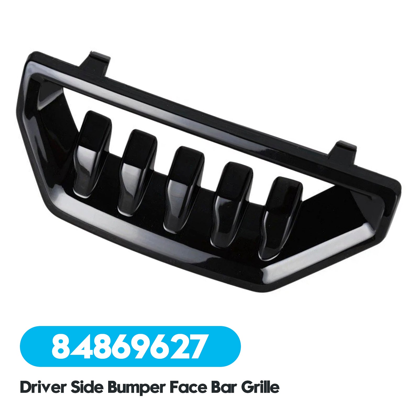 2022-2024 GMC Sierra 1500 Driver Side Bumper Face Bar Grille 84869627