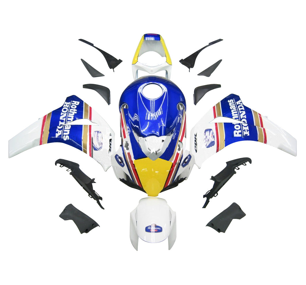 2008-2011 Honda CBR 1000 RR White Rothmans Honda Racing Fairings Generic