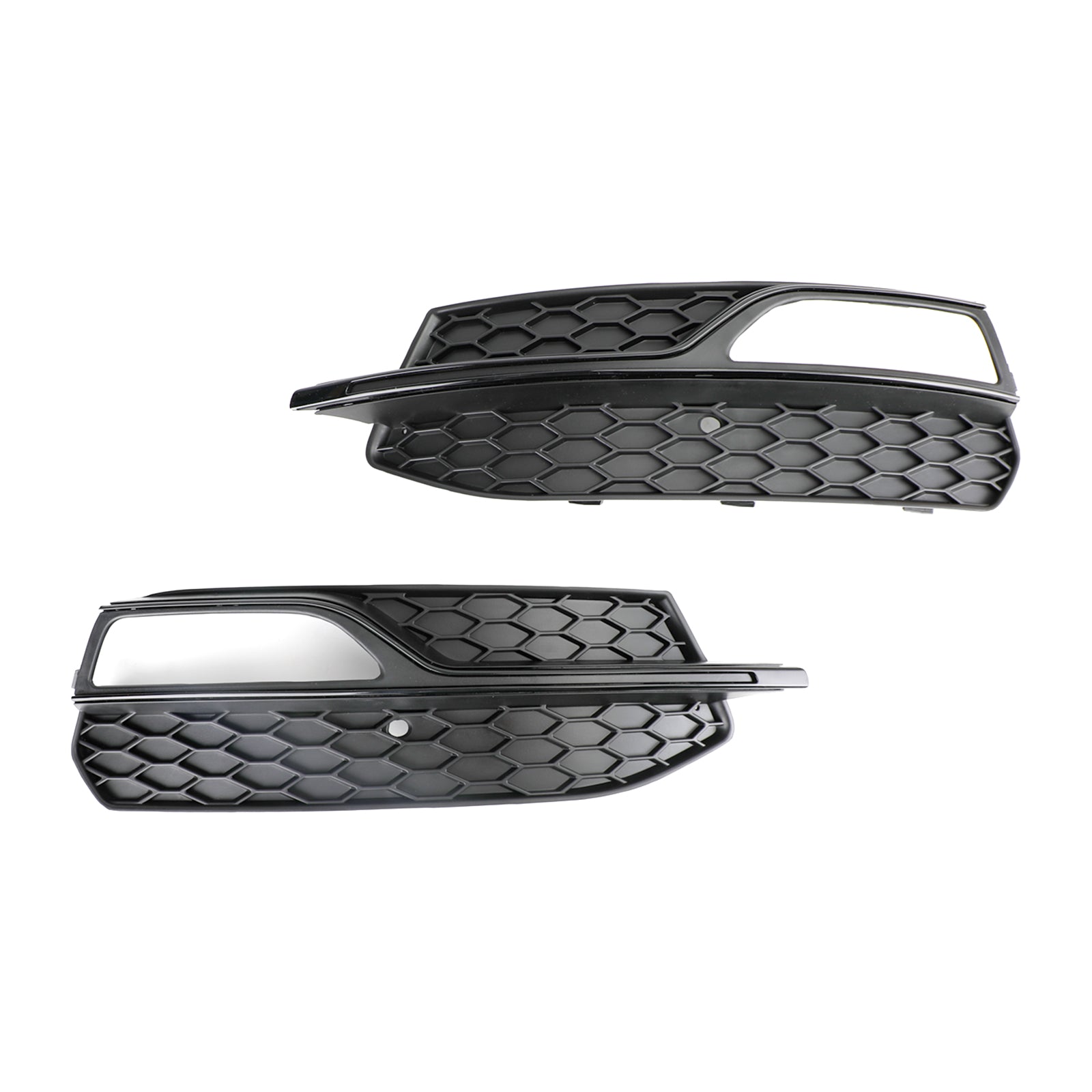 Lower Bumper Fog Light Cover Grill Grille Fit AUDI A3 S3 S-Line 2013-2016