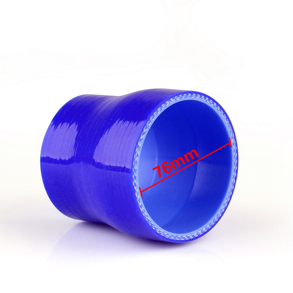 Reducers 0 Degree 63mm 76mm Silicone Pipe Hose Coupler Intercooler Turbo Intake