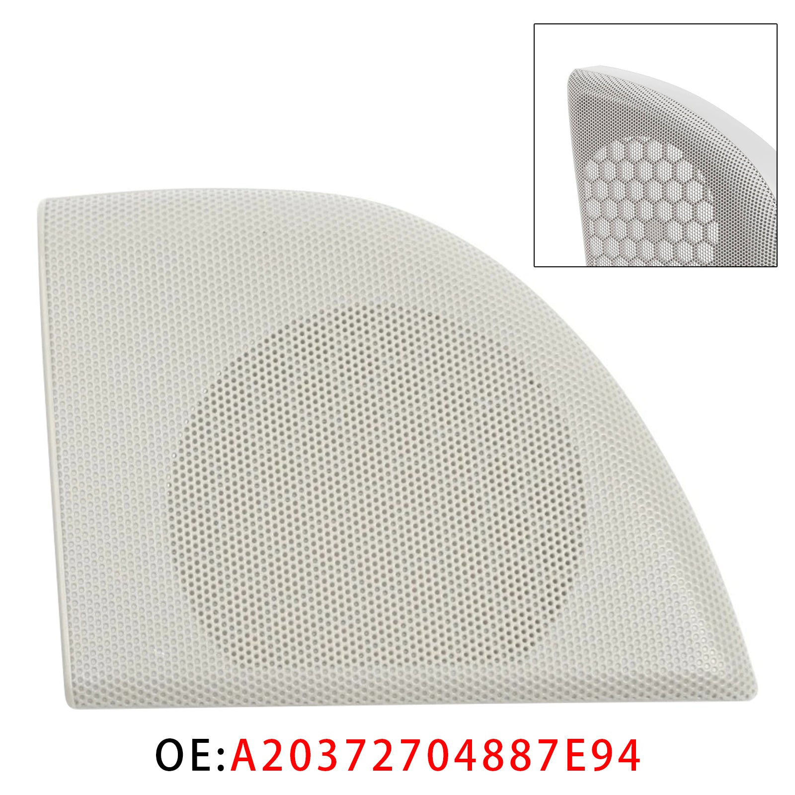 Cache haut-parleur de porte avant droite pour Mercedes W203 CLC Coupé A20372704887E94