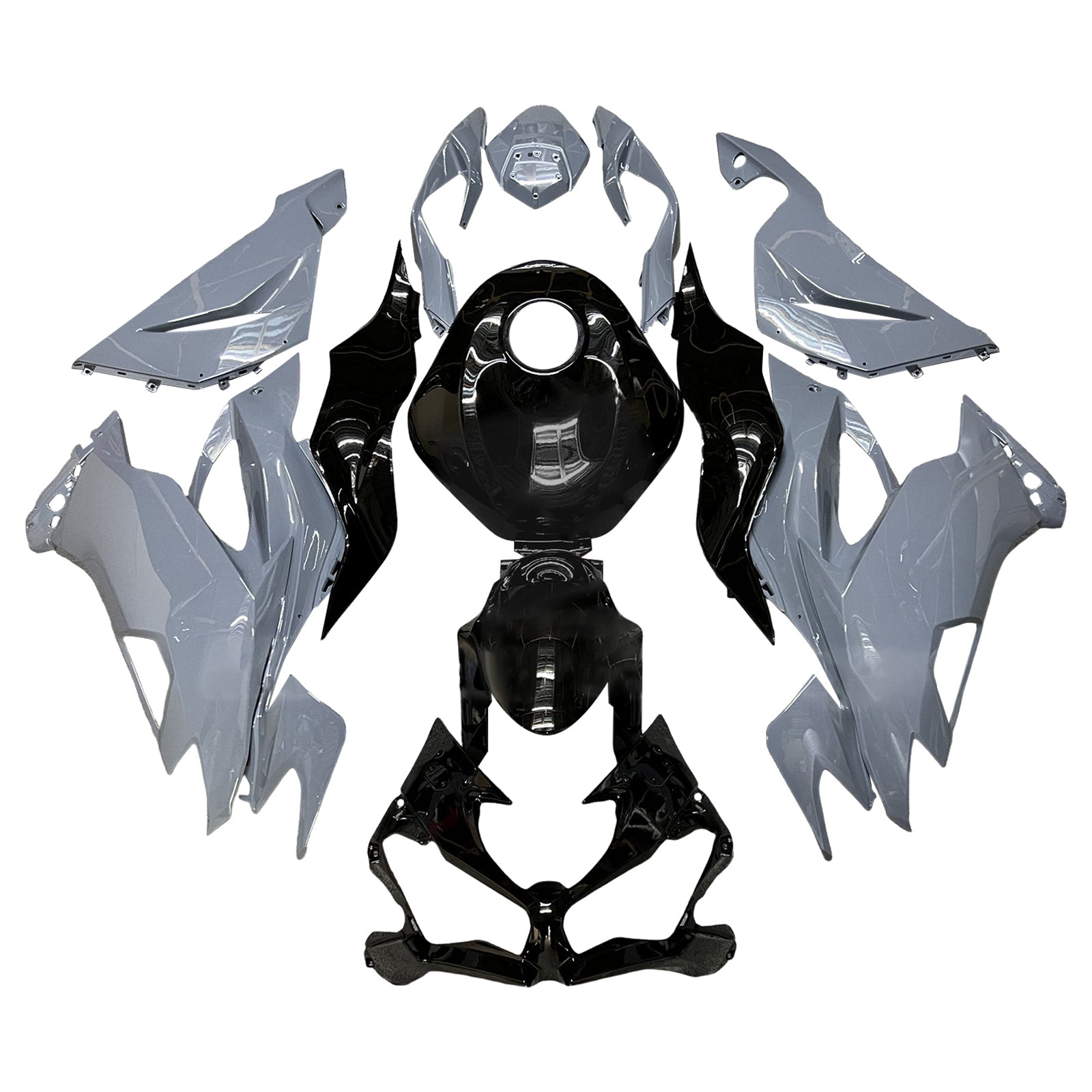 Injectiekuipset carrosserie kunststof ABS geschikt voor Kawasaki ZX6R 2019-2023