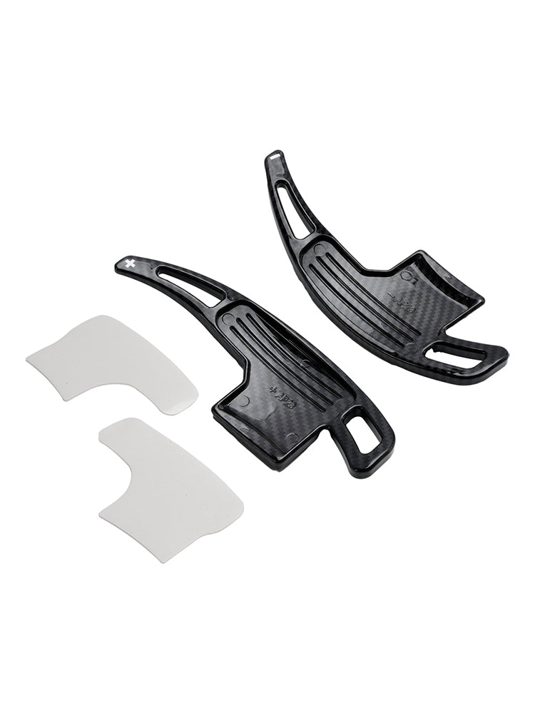 2015-2023 Ford Mustang Carbon Style Paddle Shifter Trim Accessories Black