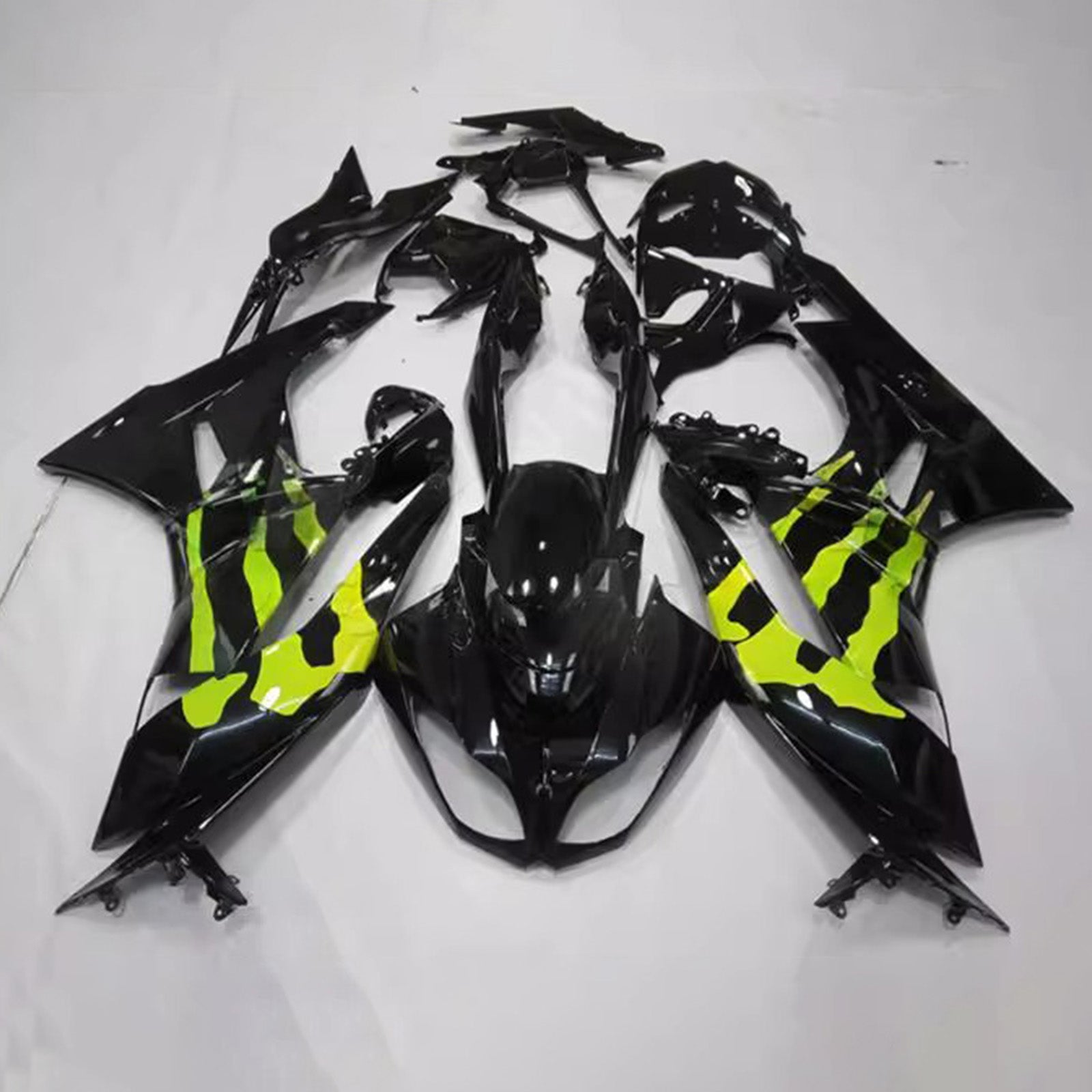 Injection Fairing Kit Bodywork Plastic ABS fit For Kawasaki ZX6R 636 2009-2012