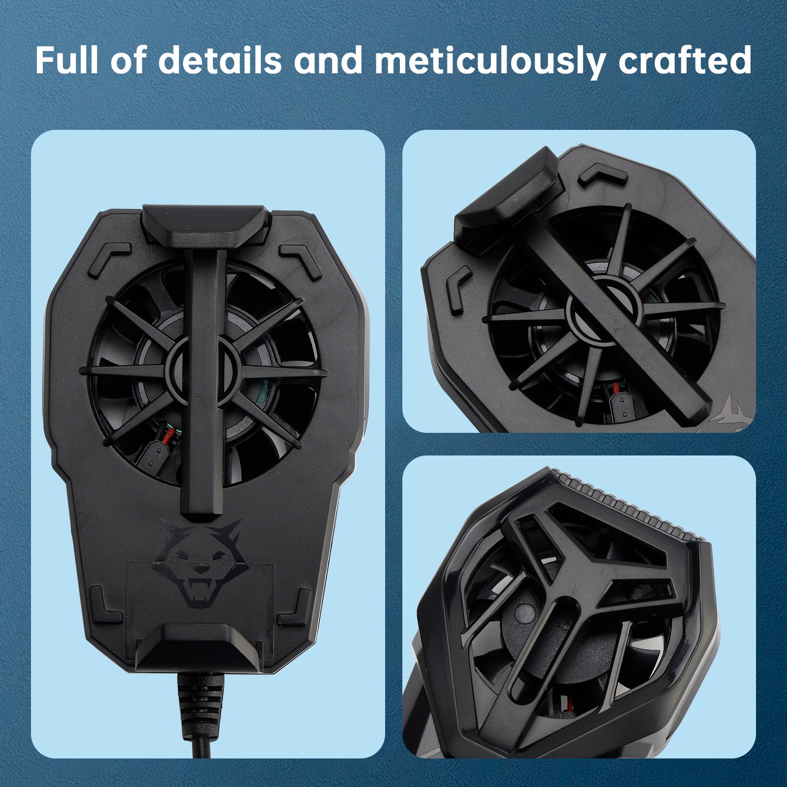 S-01 Mobile Phone Heatsink Cooling Air Heatsink Back Clip Cooling Radiator