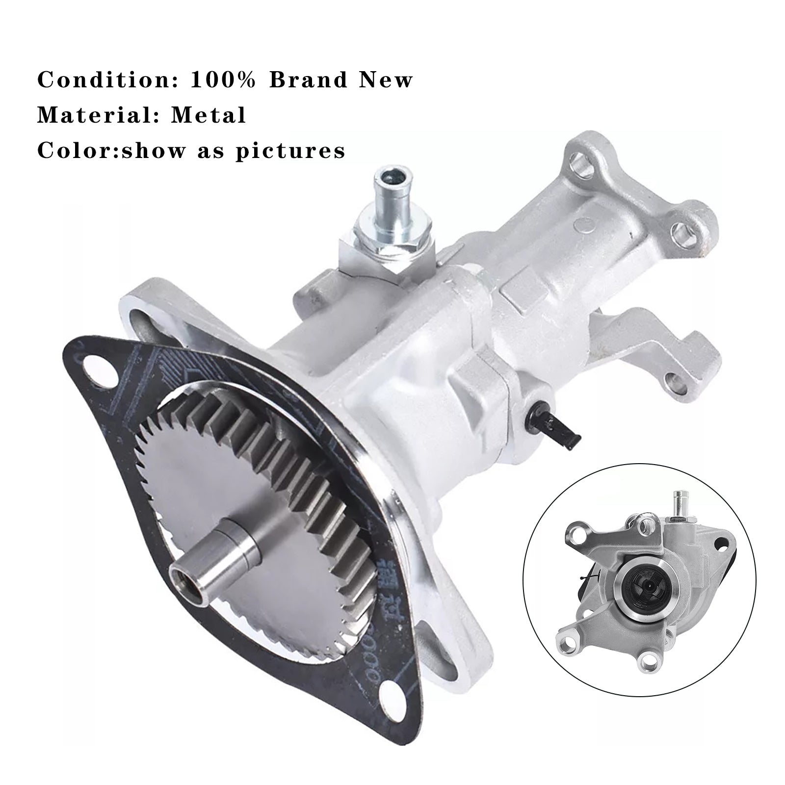 Gear Driven Mechanical Vacuum Pump w/ Gasket For Dodge Ram 2500 94-02 Ram 3500