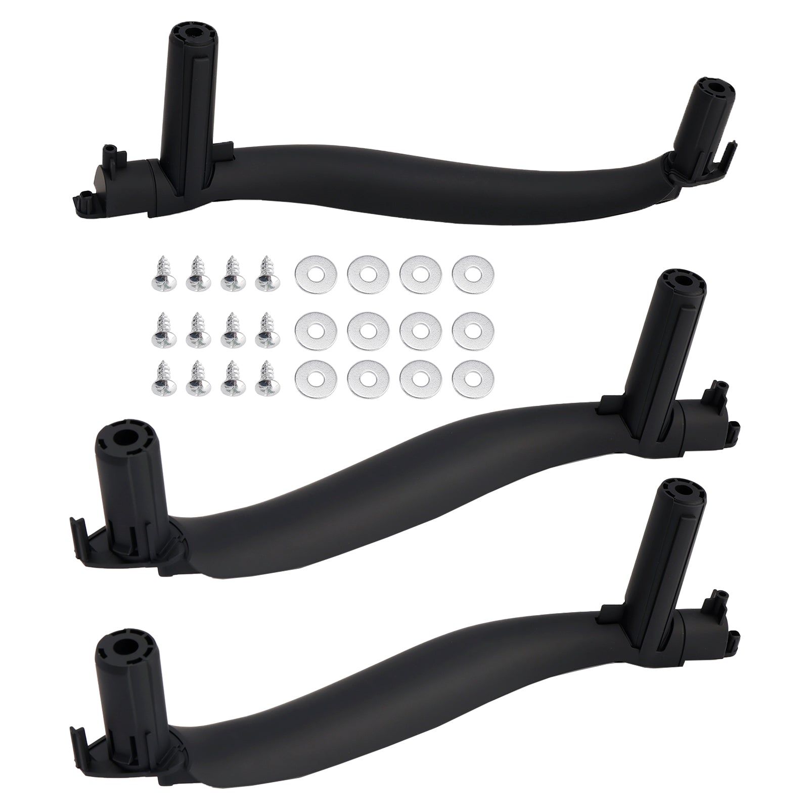 RHD 3PC Interior Door Handle Pull Cover For BMW X5 F15 X6 F16 2014-2018