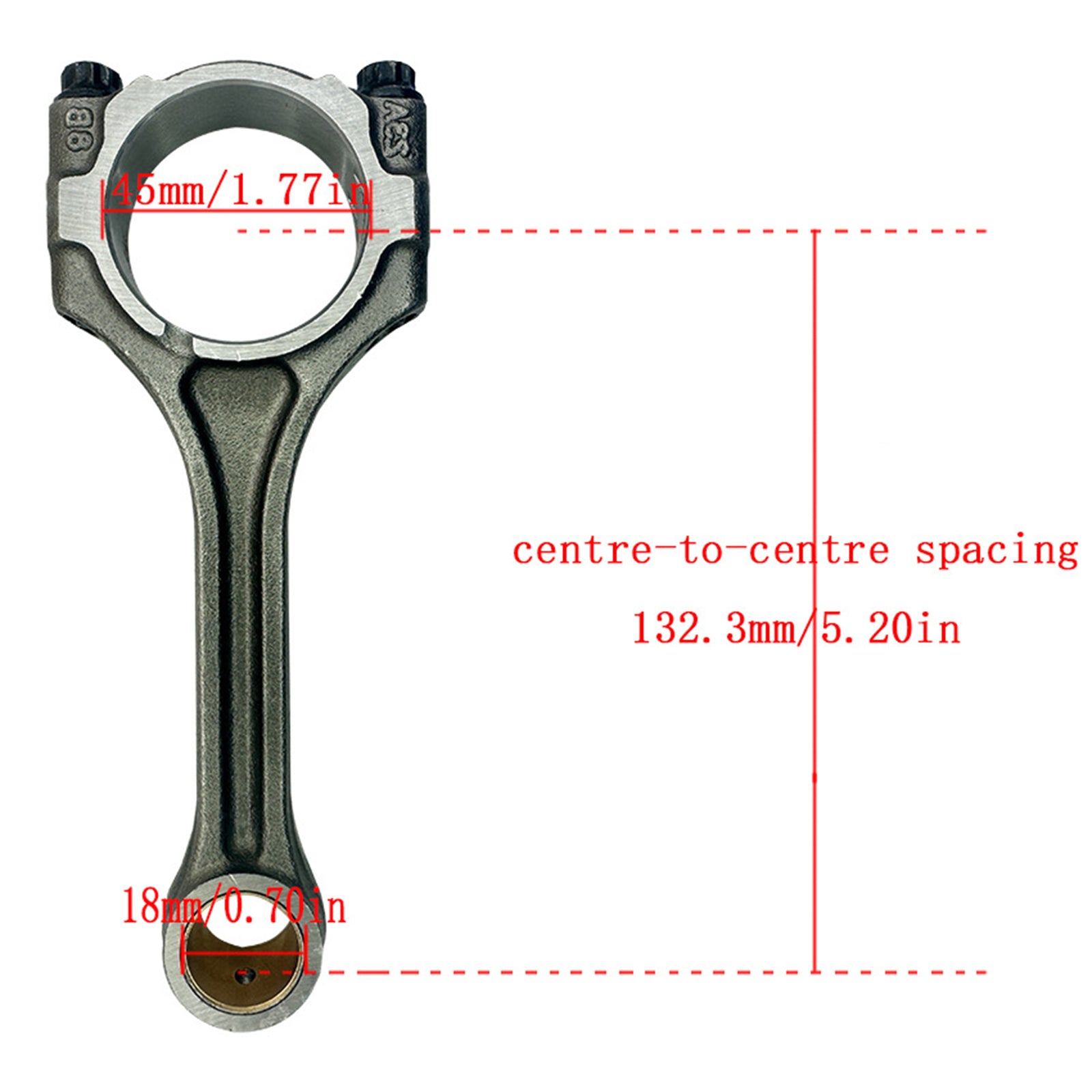 Motorvevstång 23510-2B700 För 2014-2021 Hyundai Kia 1.6L Turbo