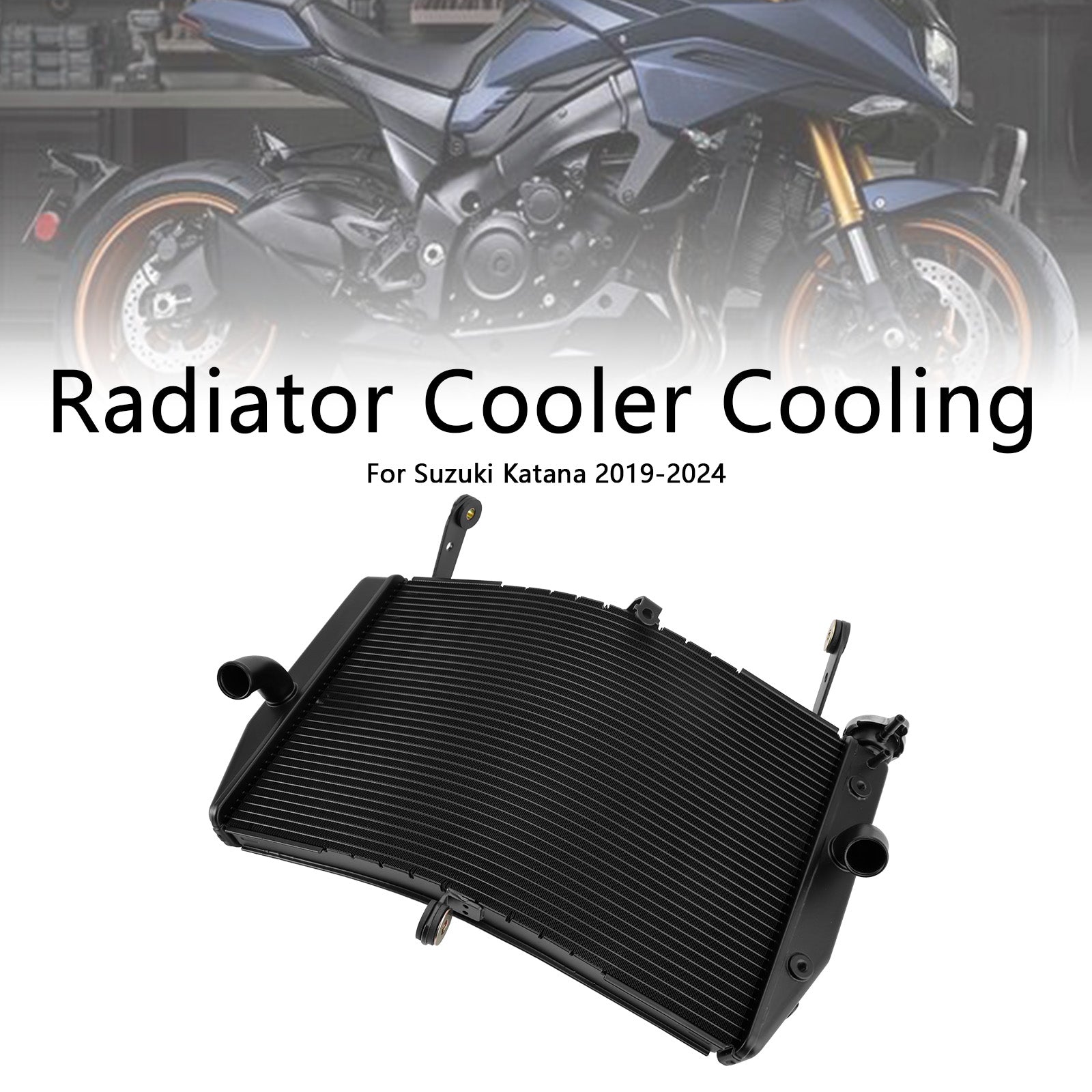 Refroidisseur de moteur de refroidissement de radiateur Suzuki Katana 2019-2024