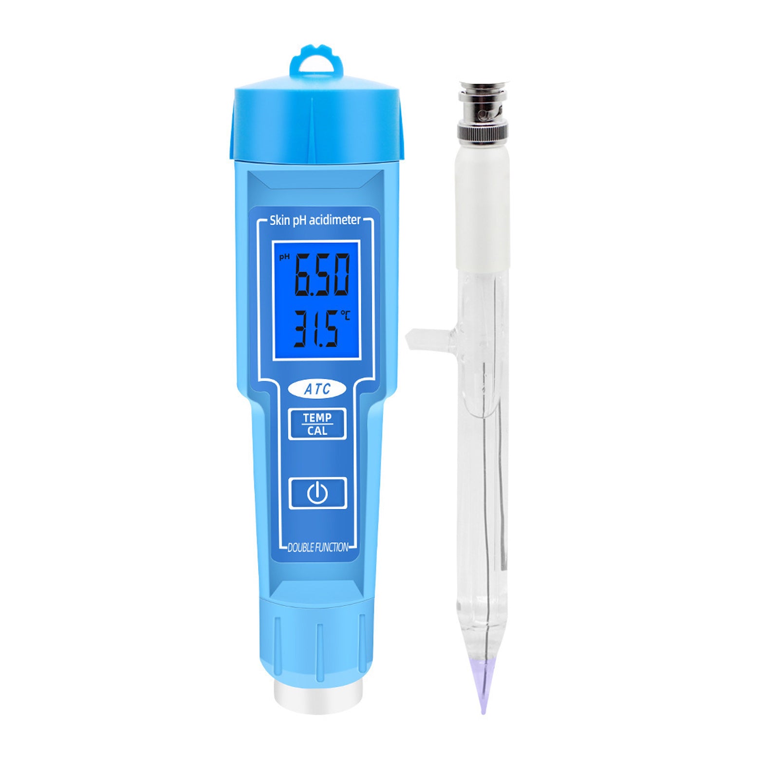 PH Meter Thermometer Pen Voor Voedsel Fruit Vlees Bodem Lab Digitale Zuurgraad PH Tester