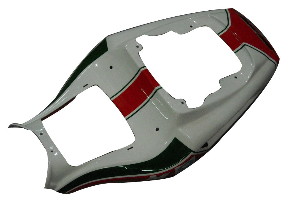 1996-2002 Ducati 996/748 Red White Infostrada Bodywork Fairing ABS Injection Mold 3# Generic