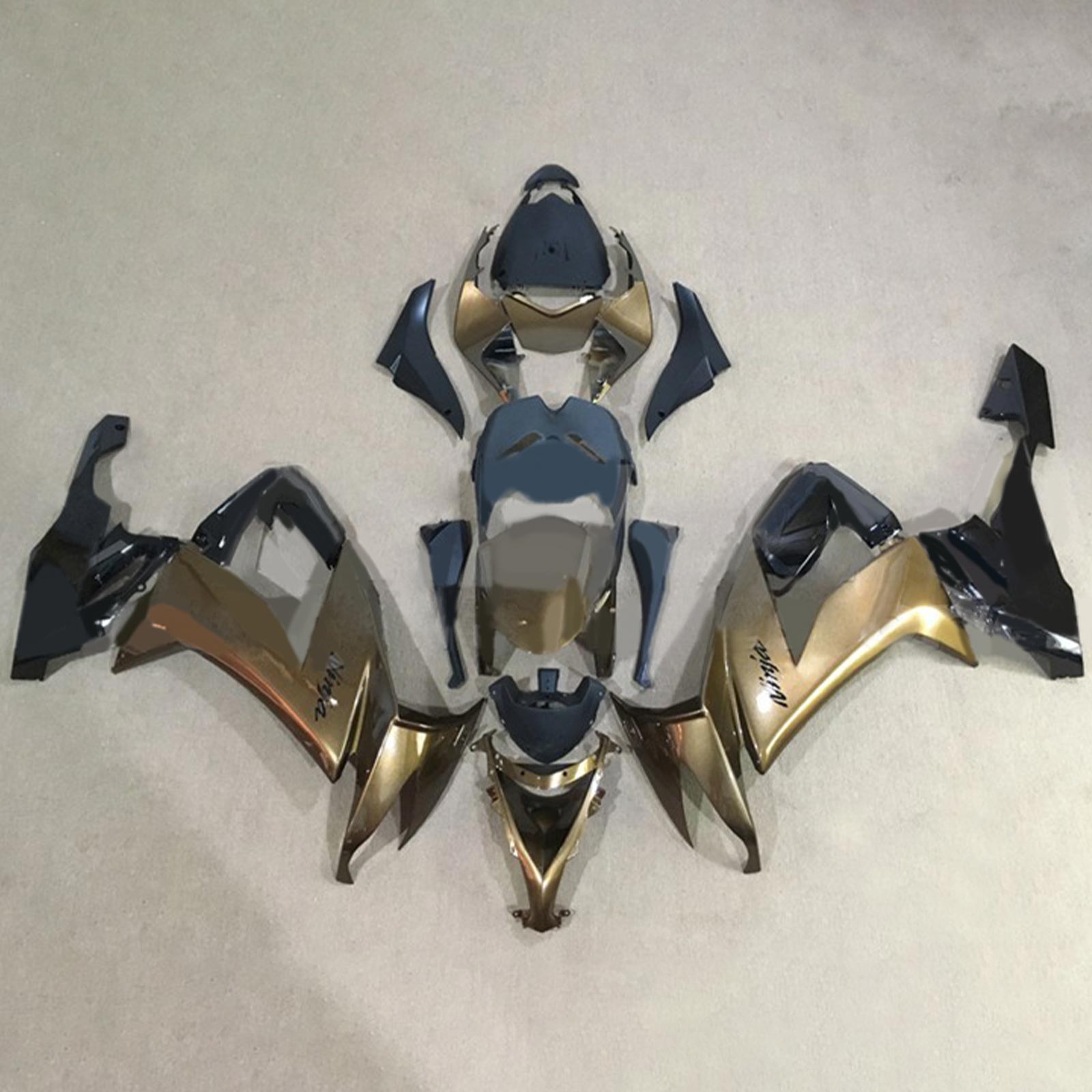 2008-2010 Kawasaki ZX10R Injeksjon Fairing Kit Bodywork Plastic ABS#139