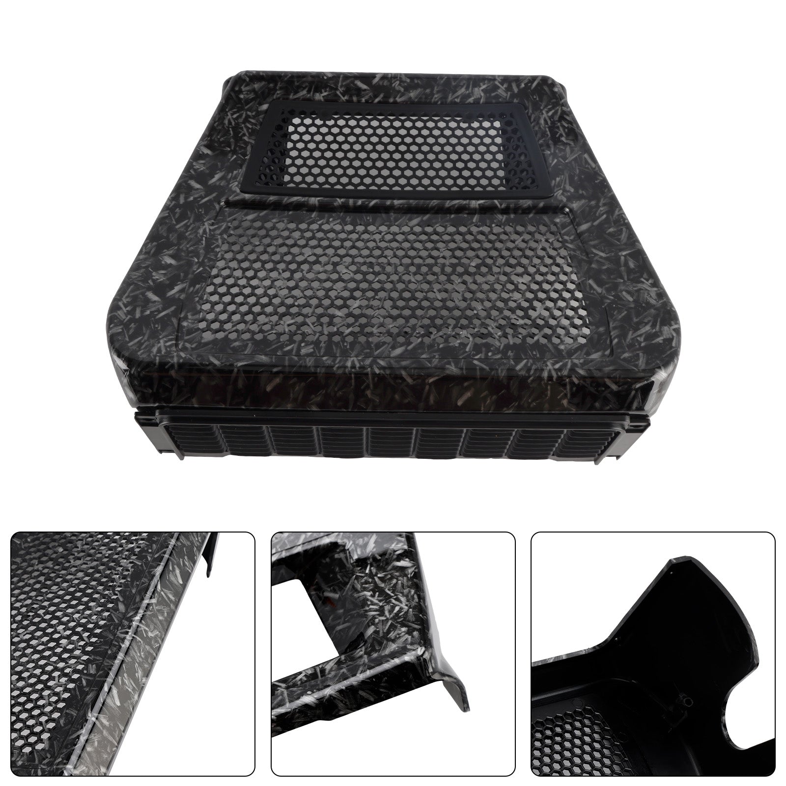 Lower Chin Spoilers Radiator Guard Cover For CVO Street Glide FLHXSE 2023-2025