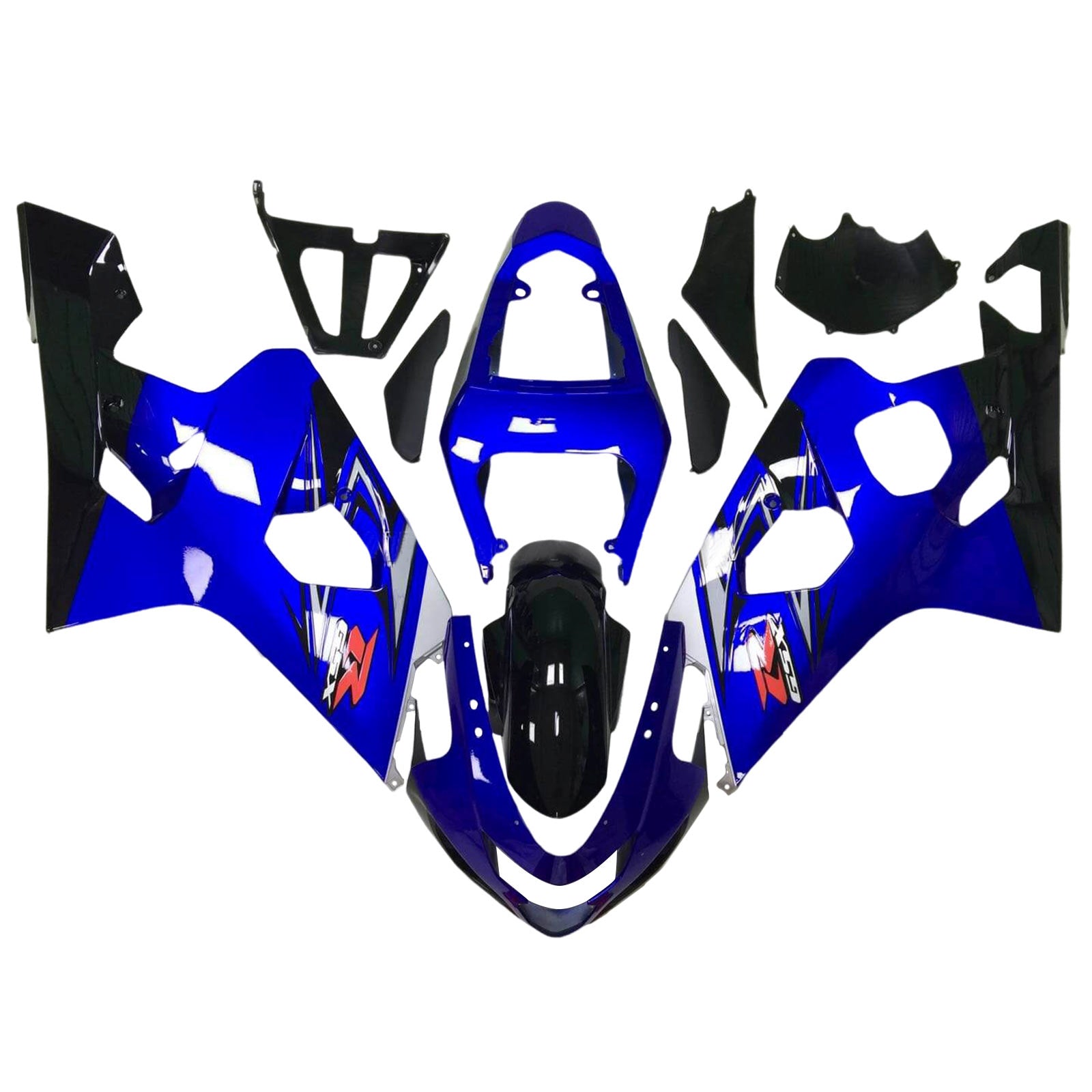 2004-2005 Suzuki GSXR 600/750 K4 Injection Fairing Kit Bodywork Plastic ABS