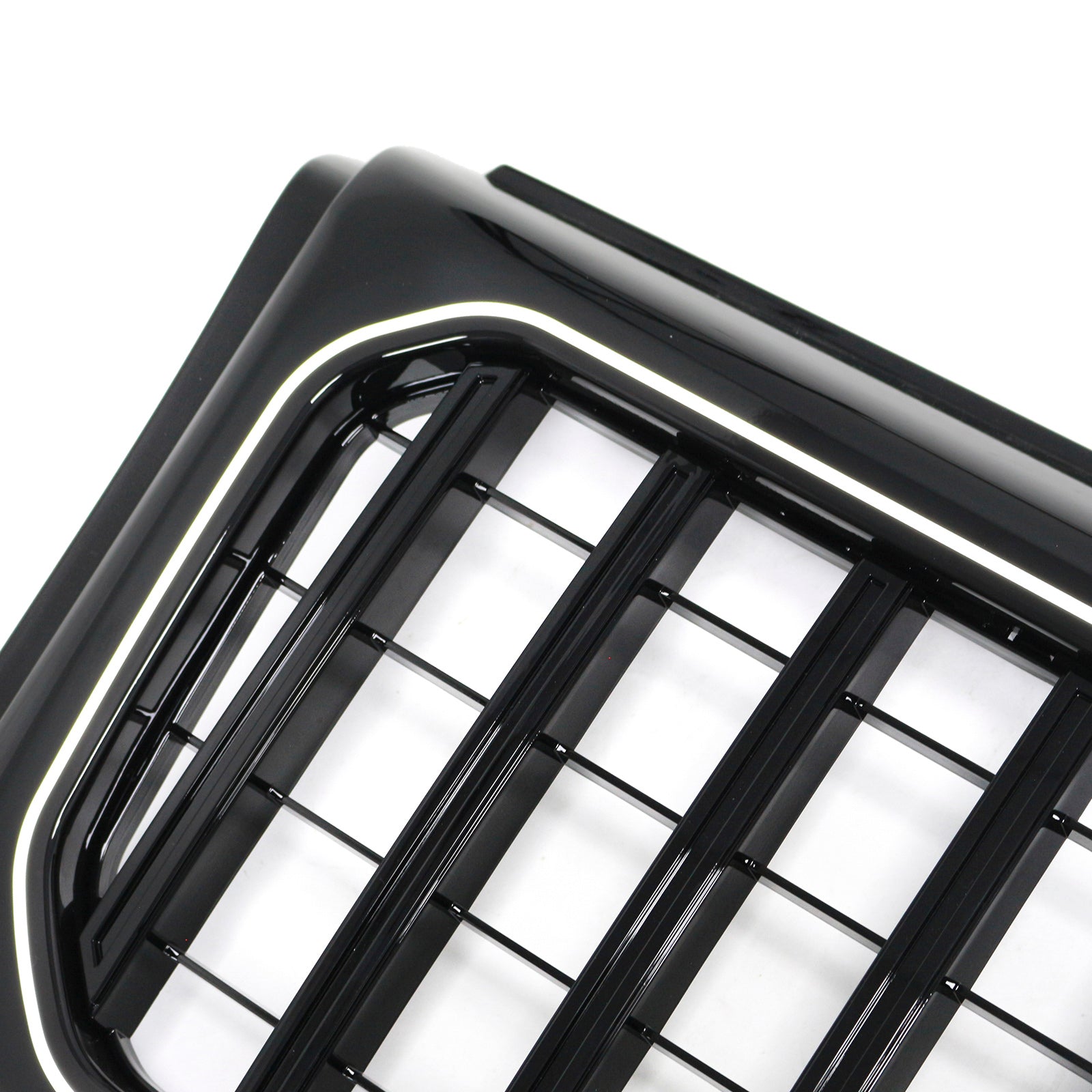 1990–2018 Mercedes-Benz G-klasse W463 Med kamerahull, blank sort frontstøtfangergrill