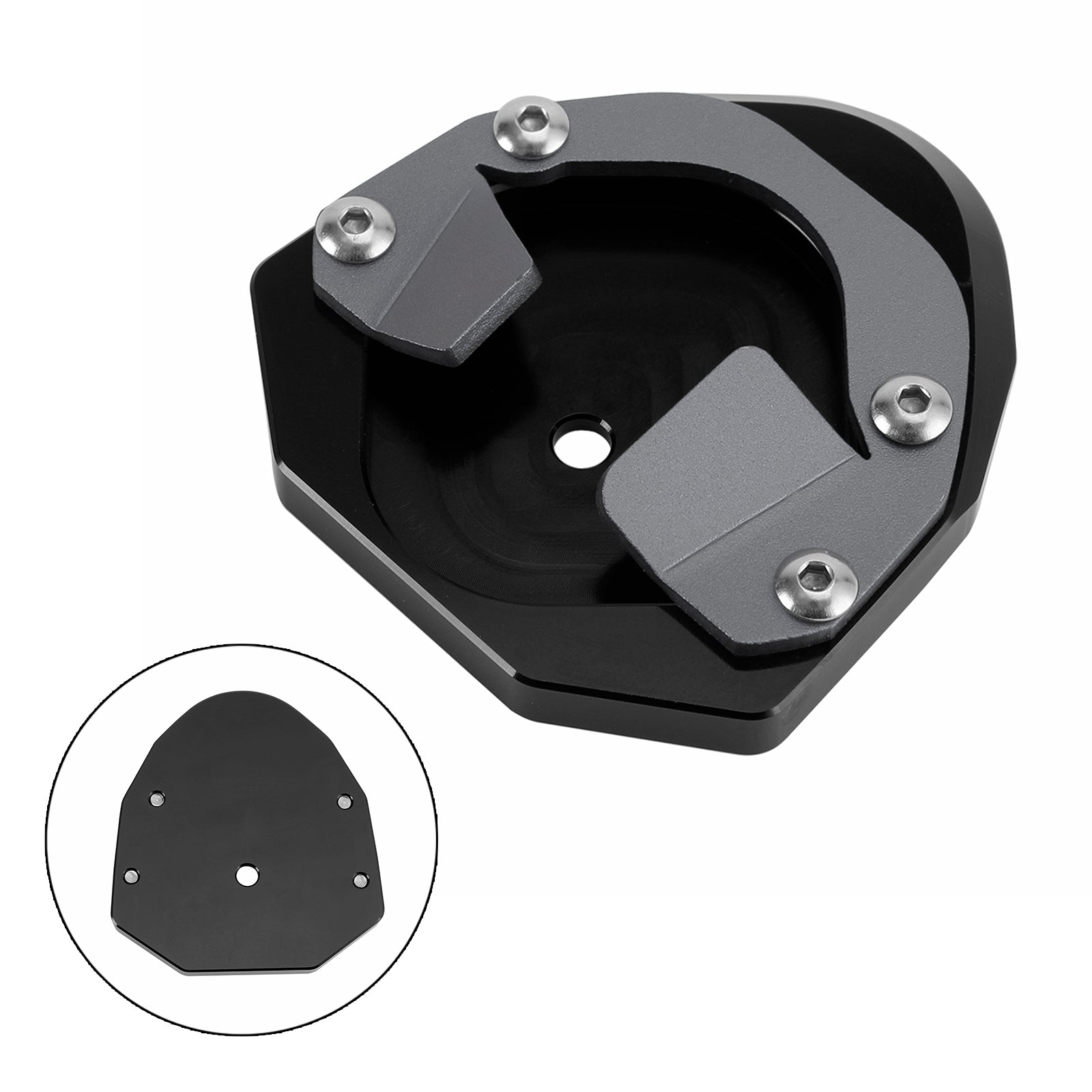 Kickstand Enlarge Plate Pad fit for Yamaha XT1200Z XT1200ZE Super Tenere 2014-21