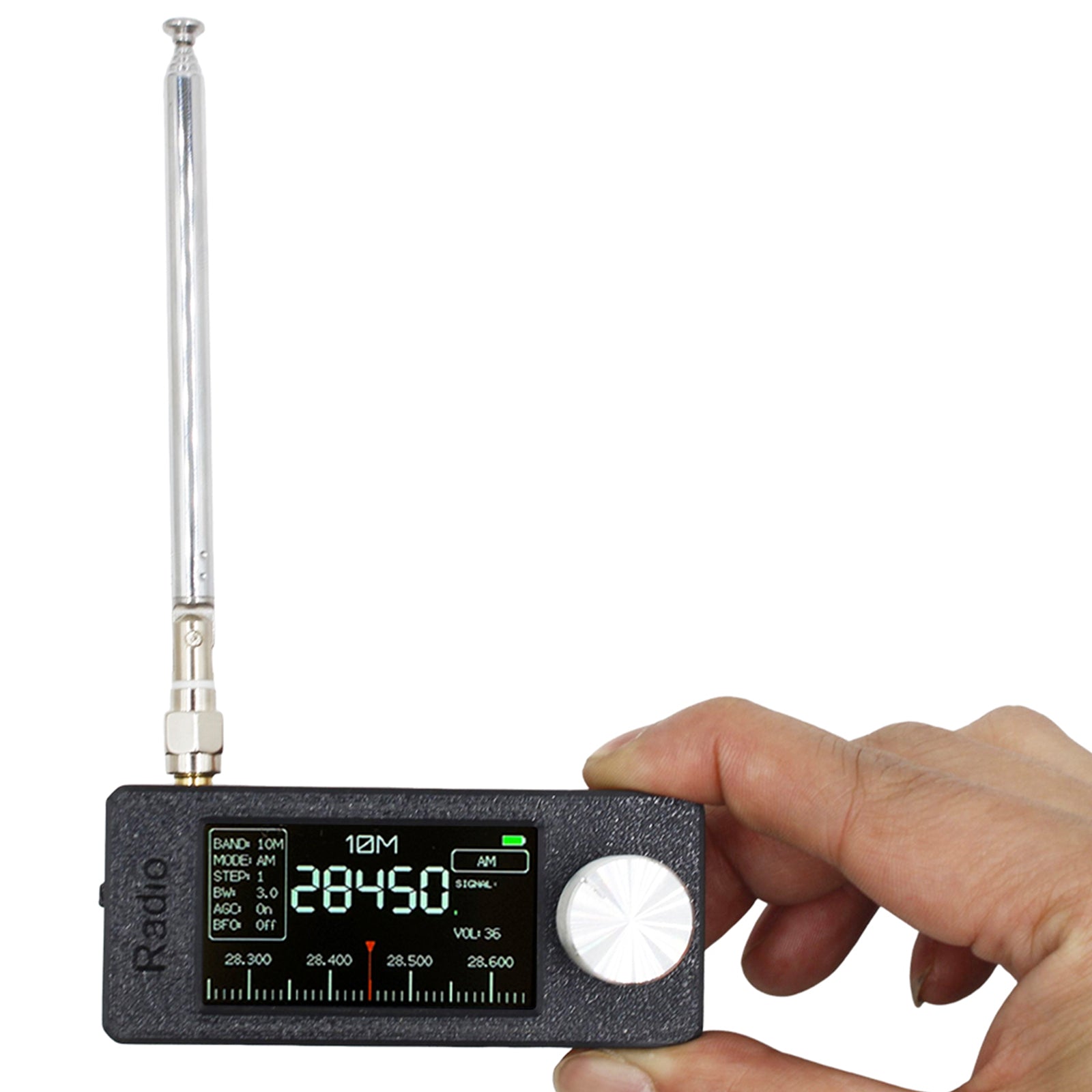 SI4732 Draagbare radio 0,5-108 MHz LSB AM FM Mini Pocket All-Band Radio-ontvanger