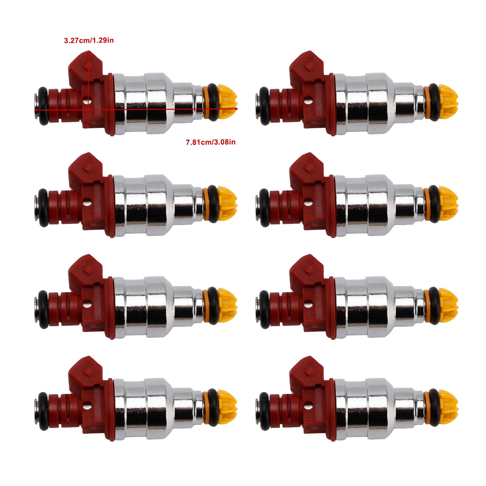 8Pcs Fuel Injector For BMW 540i 740i 3.0L 4.0L 4.4L V8 1993-1998 0280150778