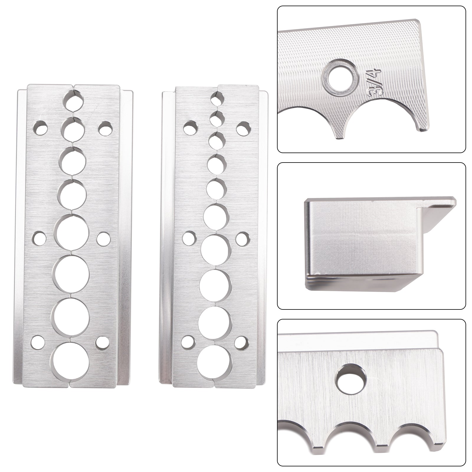 Kit de abrazadera de eje para reconstrucción de eje de tornillo de banco/soporte de varilla, 18 tamaños, 7,4mm-19mm para fox
