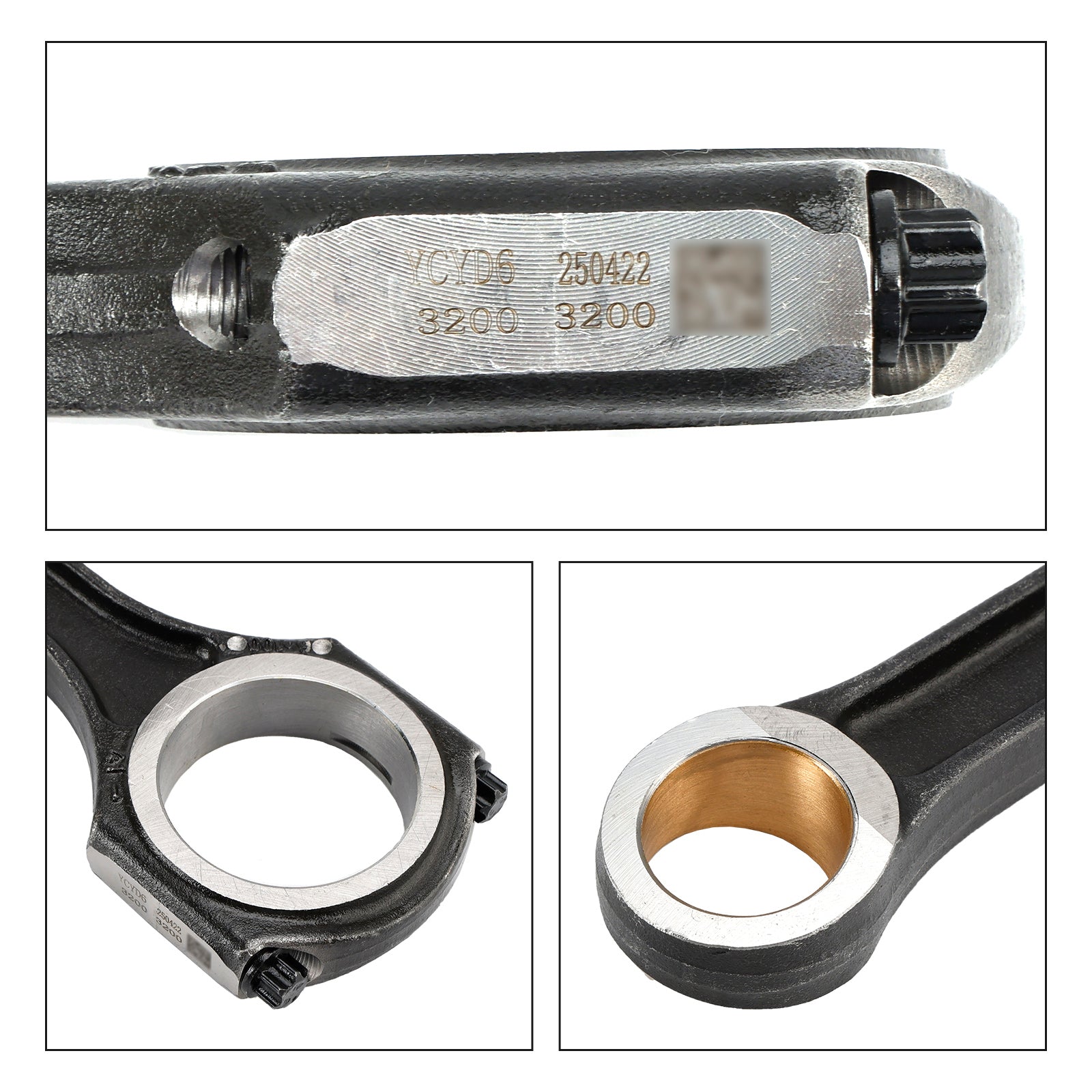 4x Motorvevstång 6510300020 För Mercedes OM651 W176 C117 W212 C218