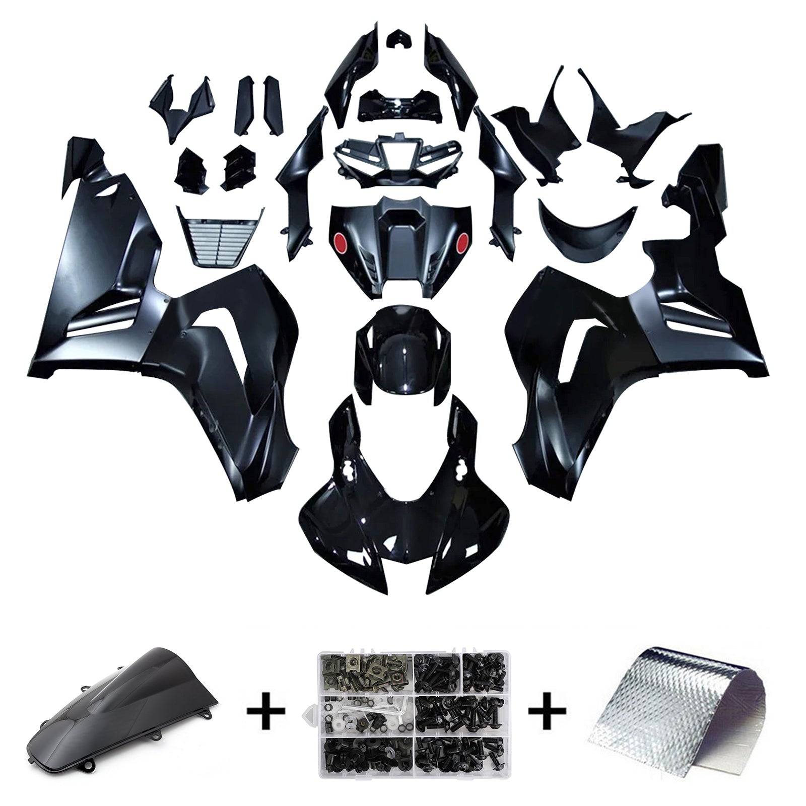 Kit de carénage d'injection Honda CBR1000RR-R 2020-2023, carrosserie en plastique ABS