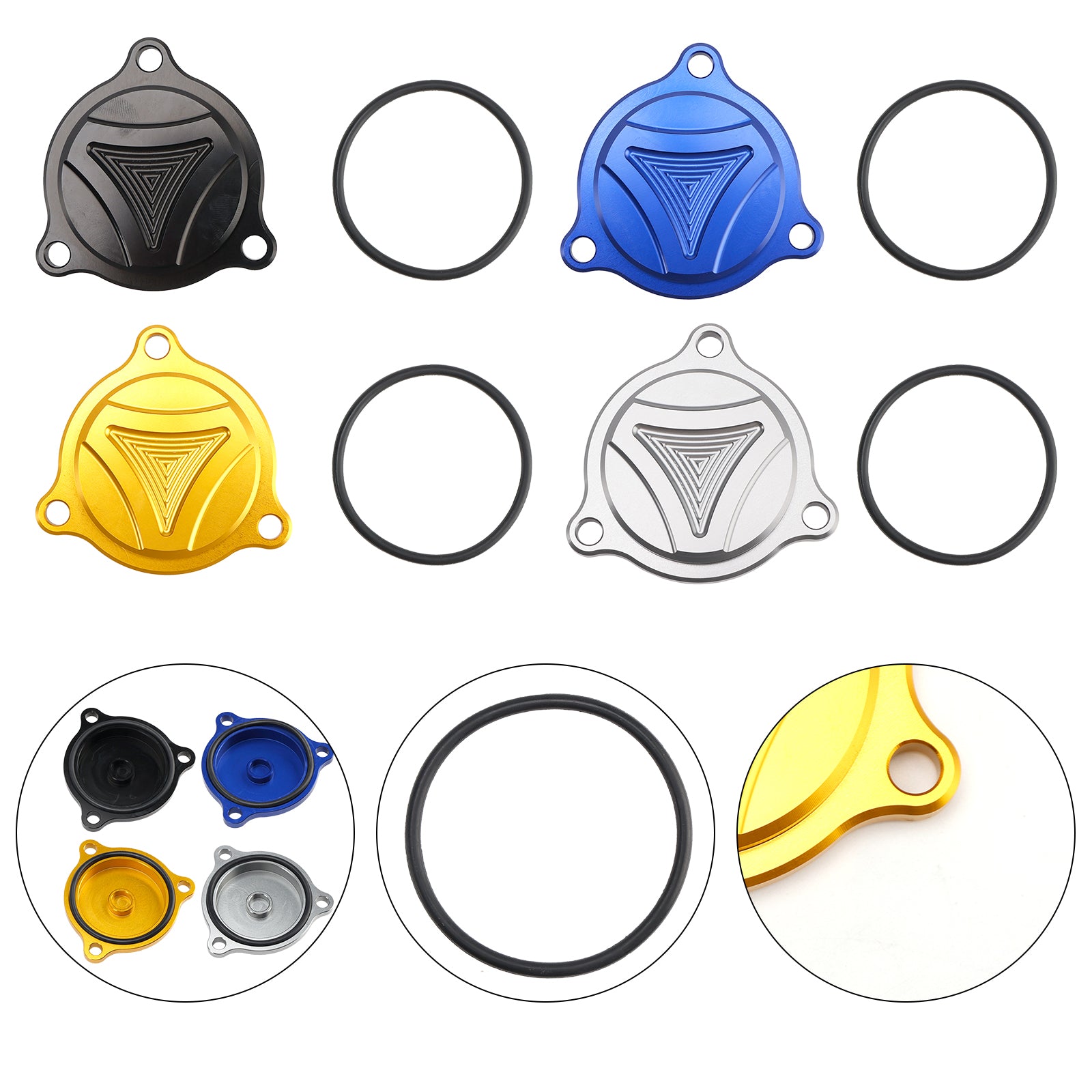 COUVERTURE DE FILTRE D'HULAGE CNC POUR SUZUKI DRZ400 DRZ 400S DRZ 400SM DRZ400E 05-2025