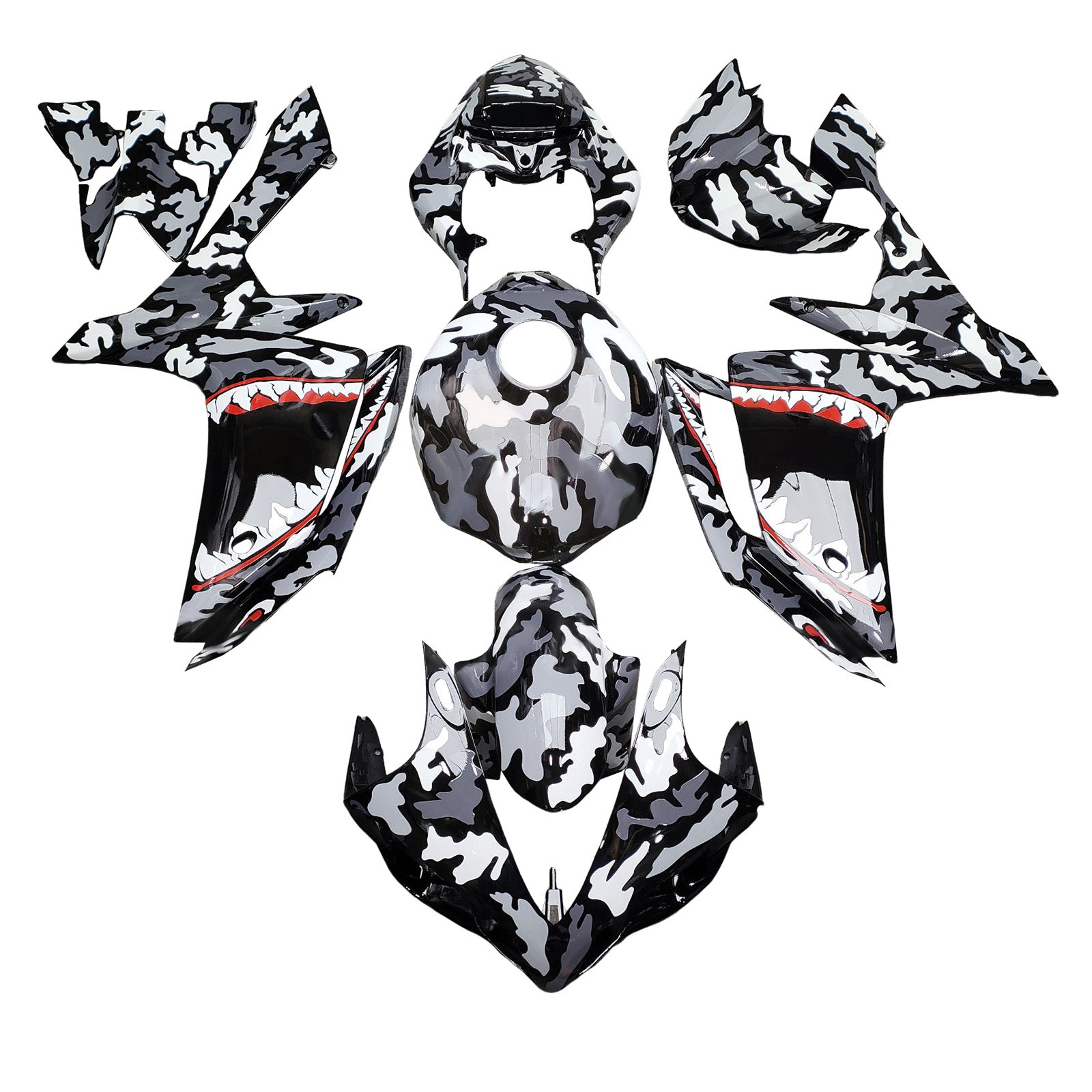 Injection Fairing Kit Bodywork Plastic ABS For Yamaha YZFR1 YZF-R1 2007-2008