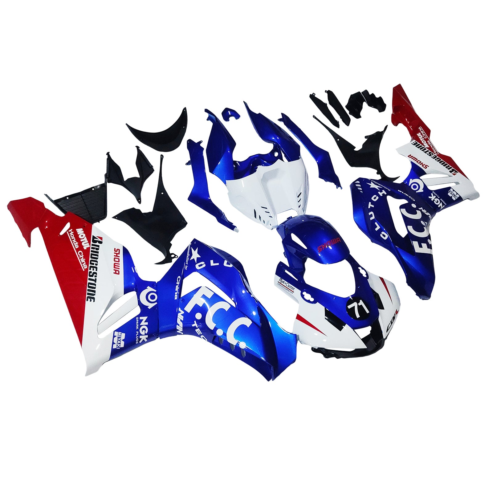 Kit de carénage d'injection Bodywork Abs en plastique pour Honda CBR1000RR-R 2020-2023