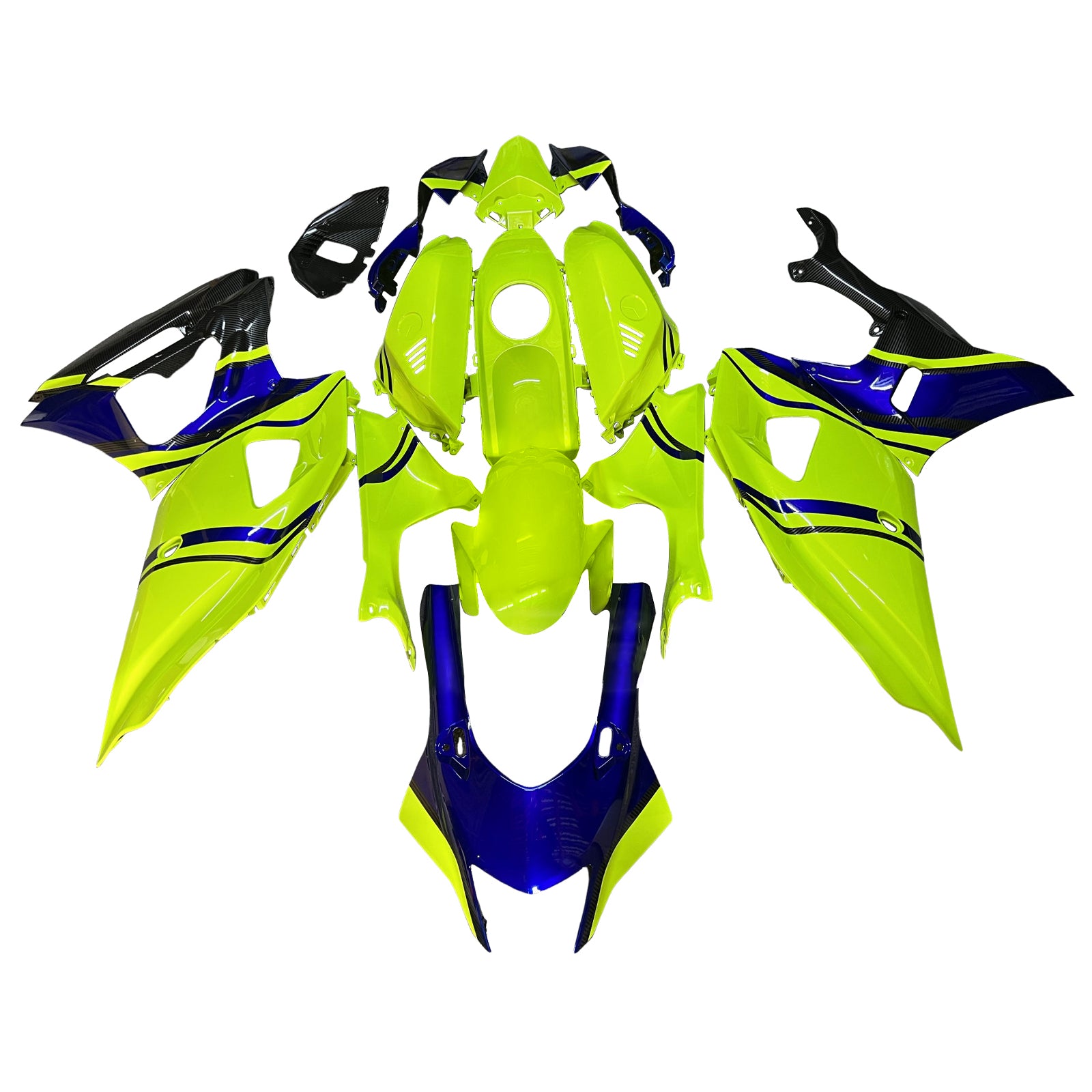 Injectiekuipset carrosserie kunststof ABS geschikt voor Yamaha YZF-R7 2021-2025