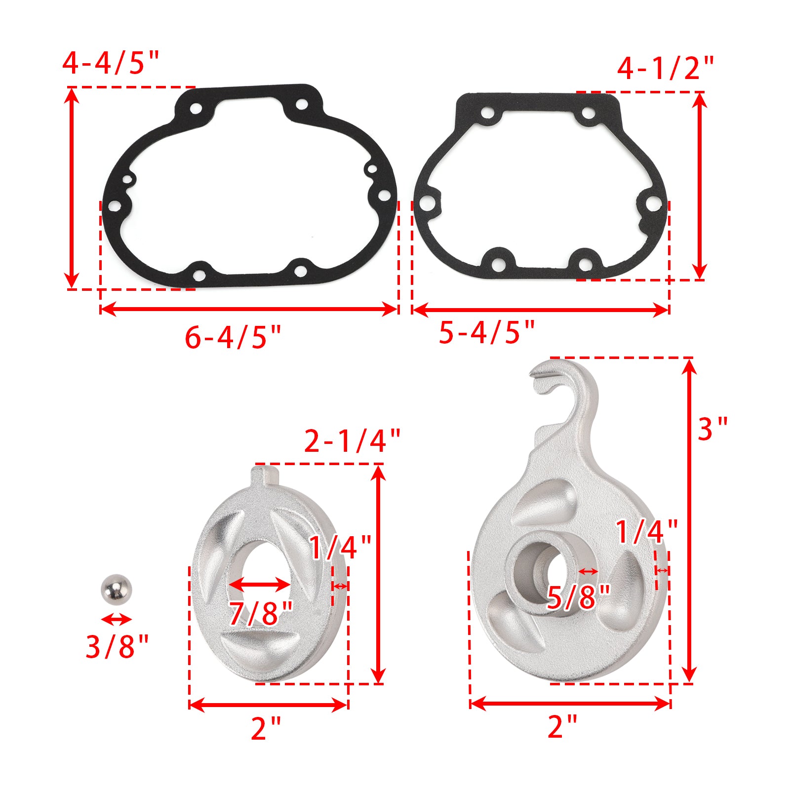 Lever Pull Power Easy Clutch Gasket Kit For Big Twin Dyna Softail Touring 87-20