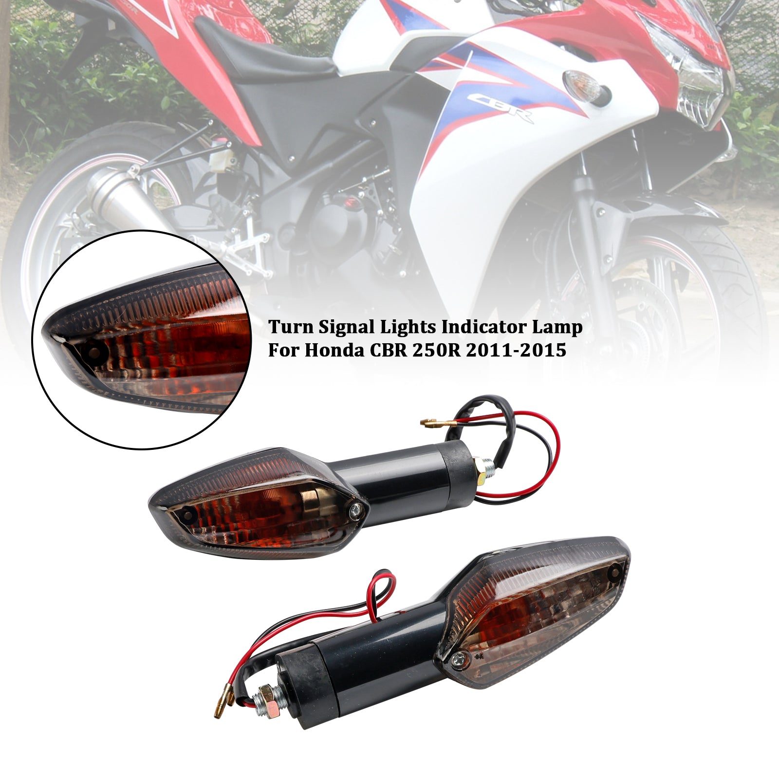 Clignotants, lampe indicateur pour Honda CBR 250R 300R CBF 125 150 CB300