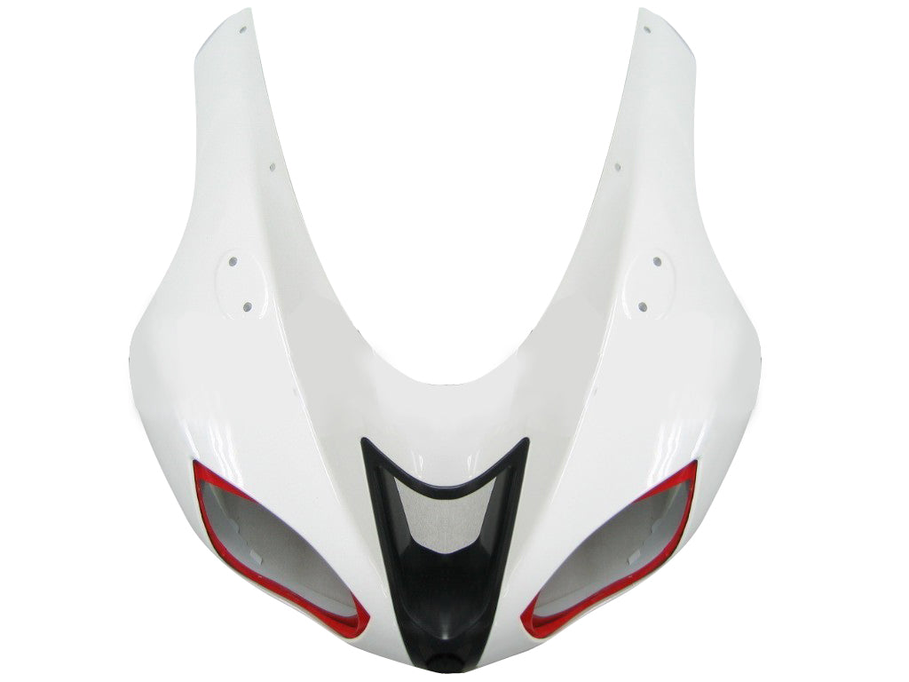 2007-2008 Kawasaki ZX6R ZX636 Fairings White Red Black ZX6R Racing Generic