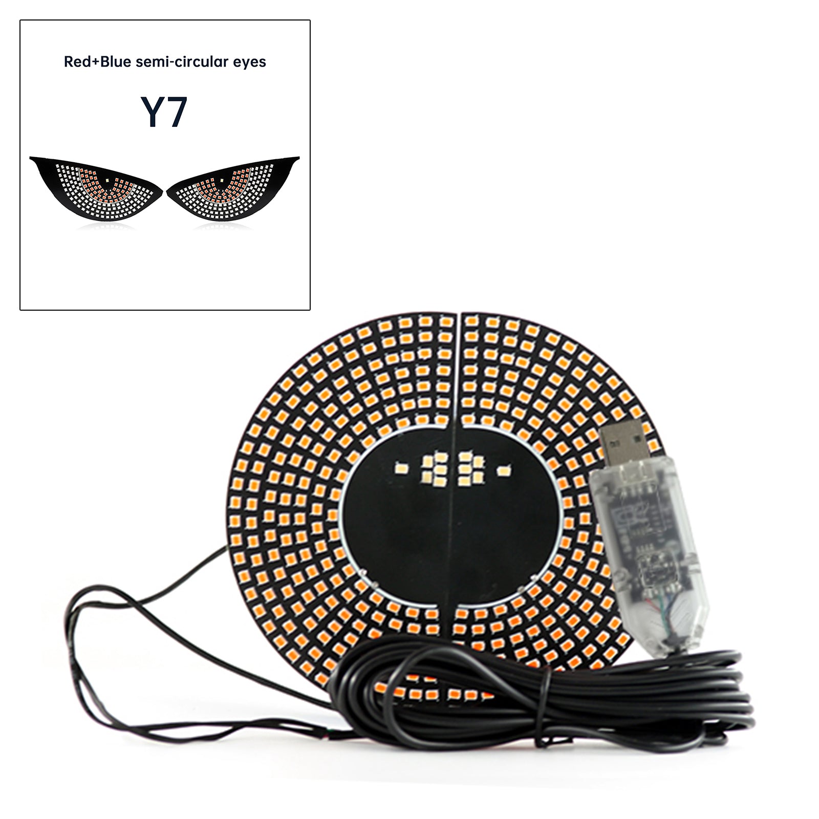 LED-scherm Devil's Eye Car Eye Light Truck Dynamisch LED-licht