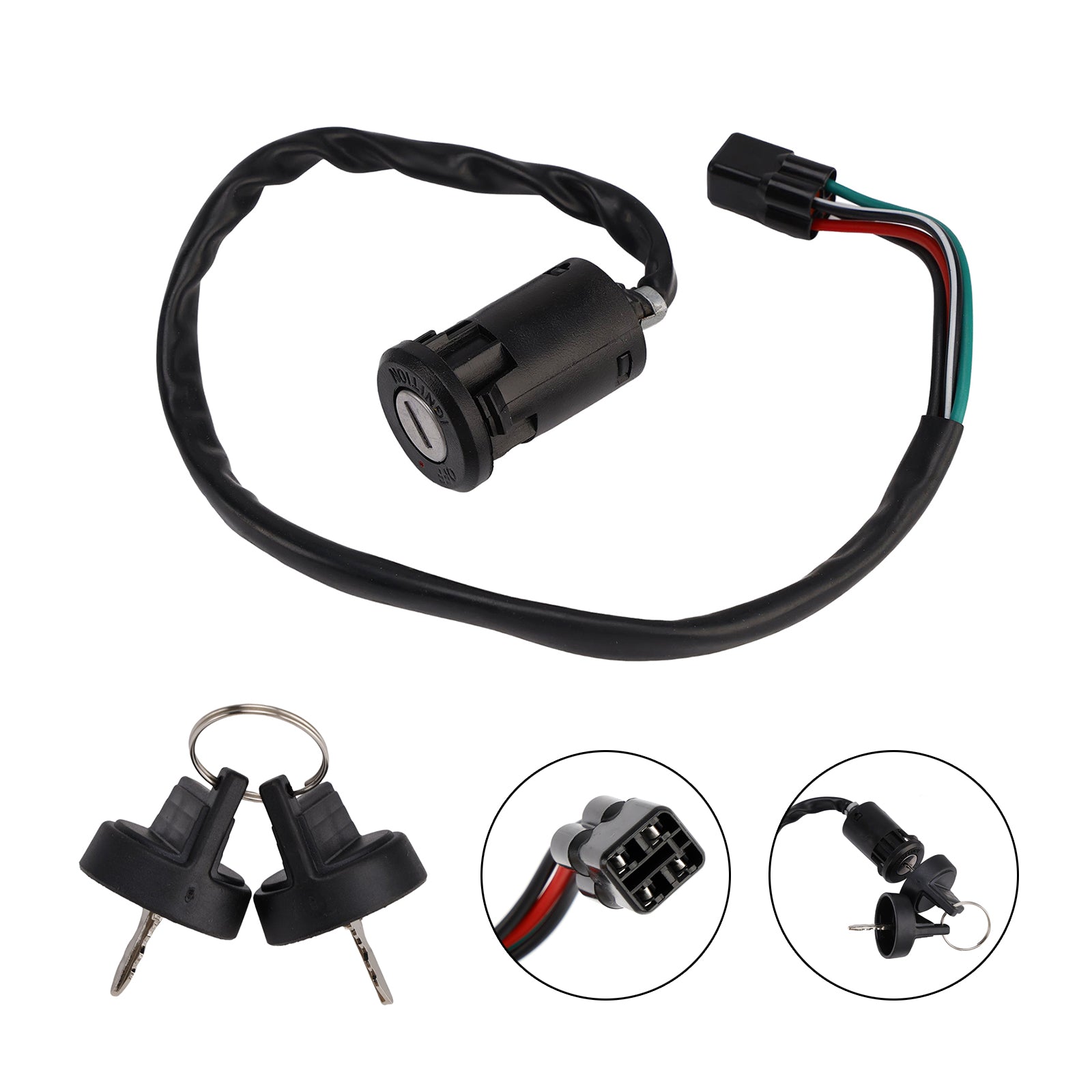 Ignition Key Switch 35100-Hp1-003 Fits For Honda Trx450R 04-09 Er 06-09/12-14