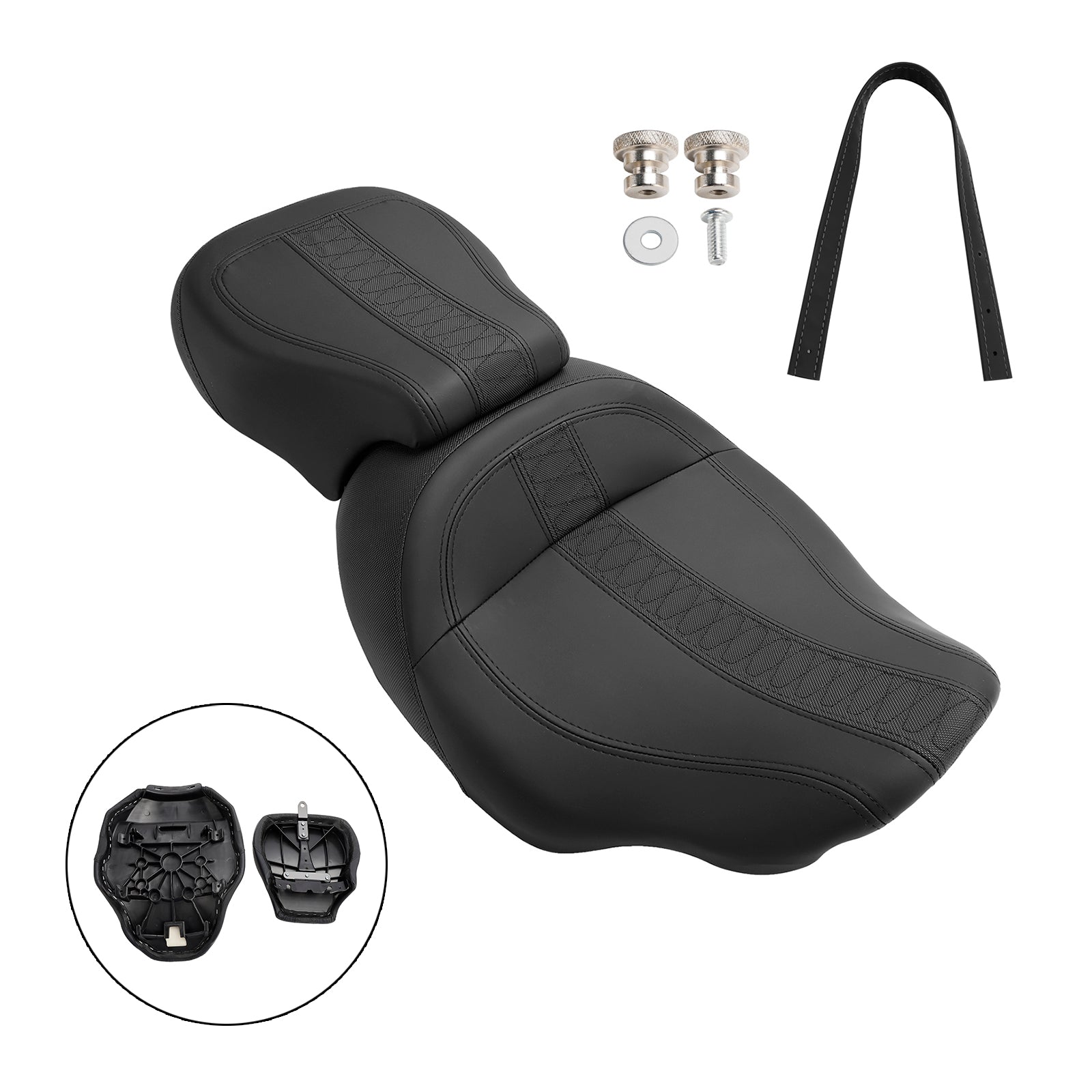 2023-2024 Touring CVO Glide Rider Passenger Seat Frab Cushion Fram