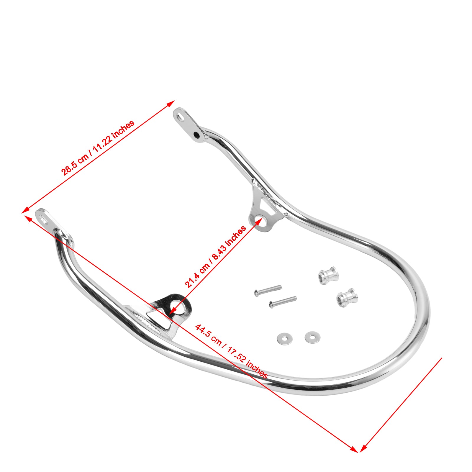 Armsteun handhouder voor motorfiets achterpassagier geschikt voor Kawasaki Z900RS 2018-2023