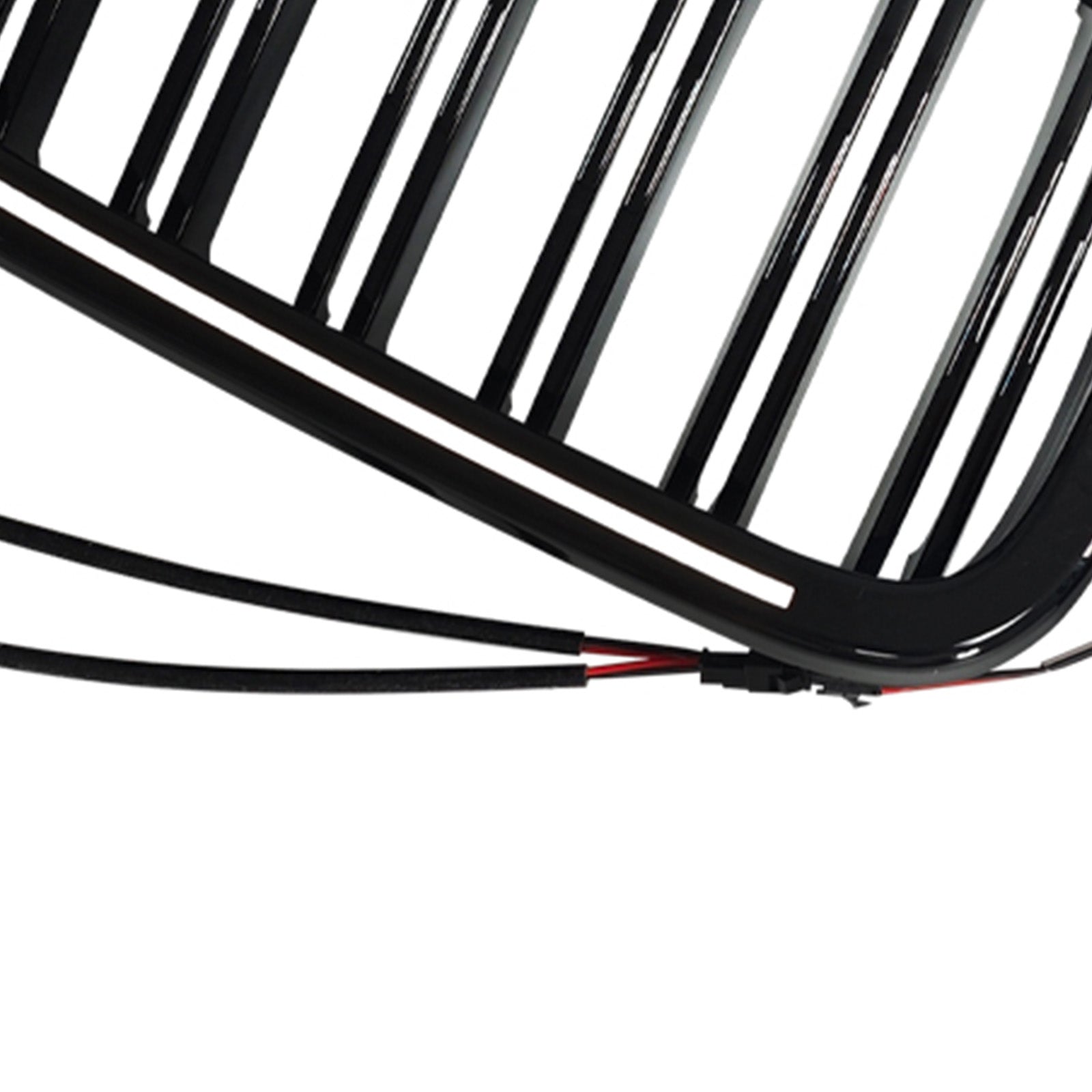Black Front Bumper Kidney Grill Grille Fit BMW X3 F25 2011-2014 Dual Line