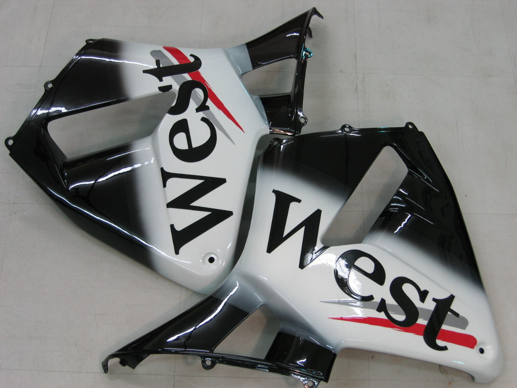 2005-2006 Honda CBR 600 RR Black West Racing Fairings Generic