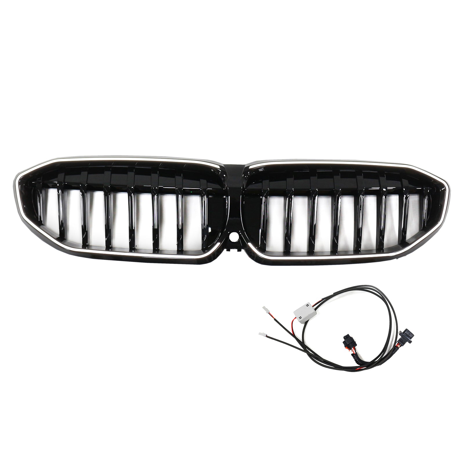 2019-2022 BMW Série 3 G20 Glossy Black Kidney Grille Grill 51138072085