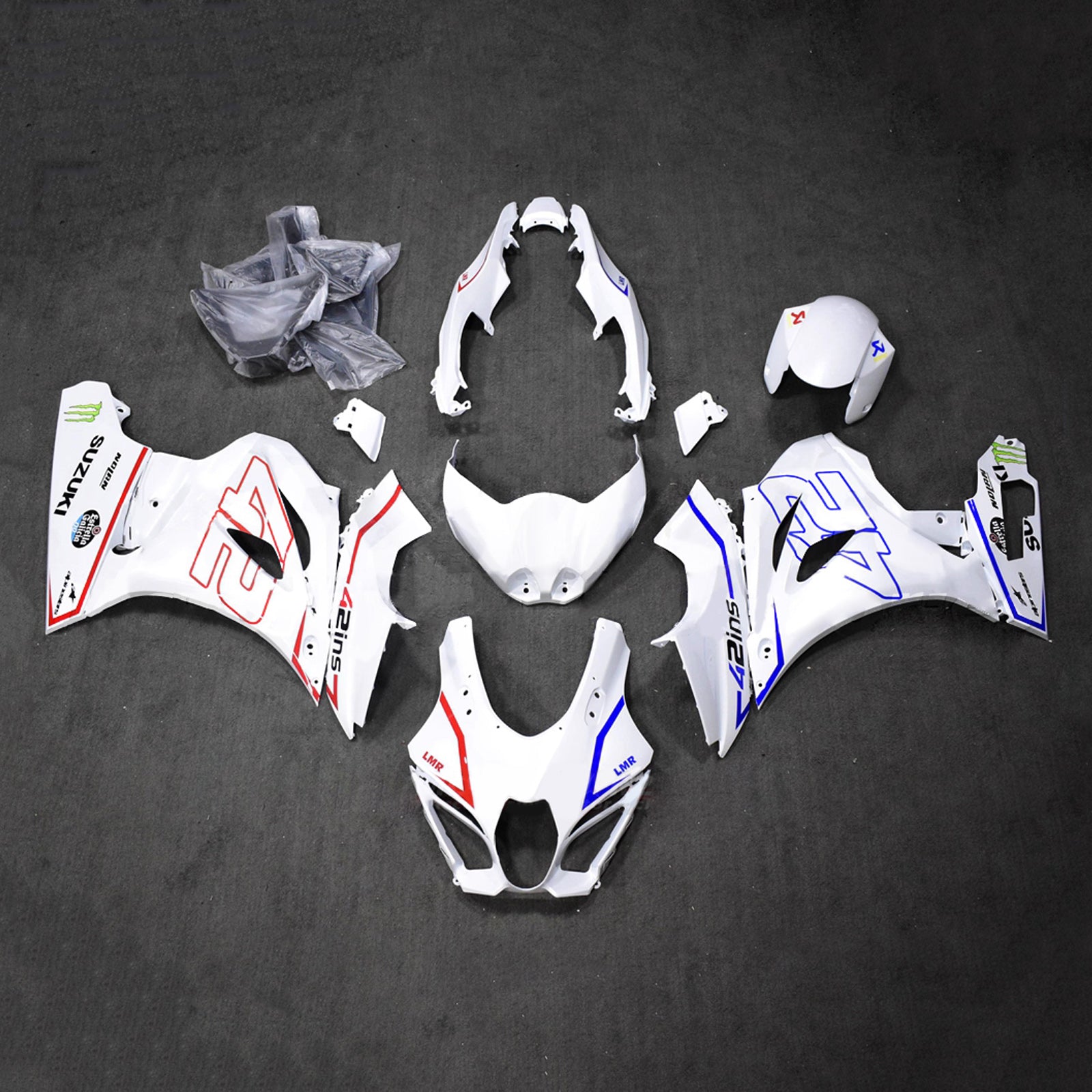 Injection Fairing Kit Bodywork Plastic ABS For Suzuki GSXR1000 2017-2025 K17