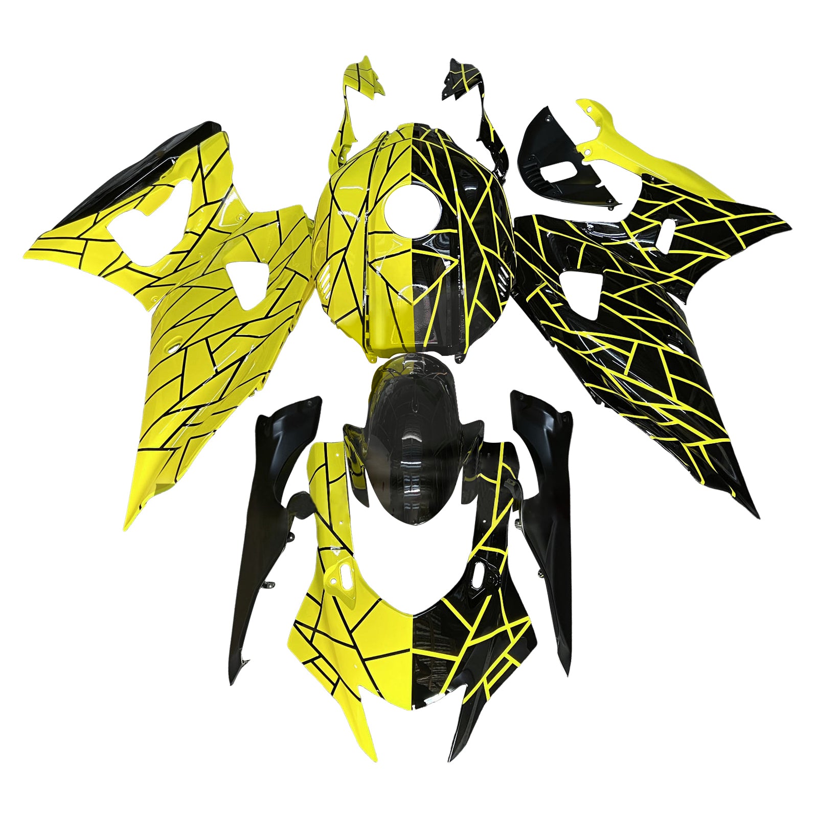 Injectiekuipset carrosserie kunststof ABS geschikt voor Yamaha YZF-R7 2021-2025