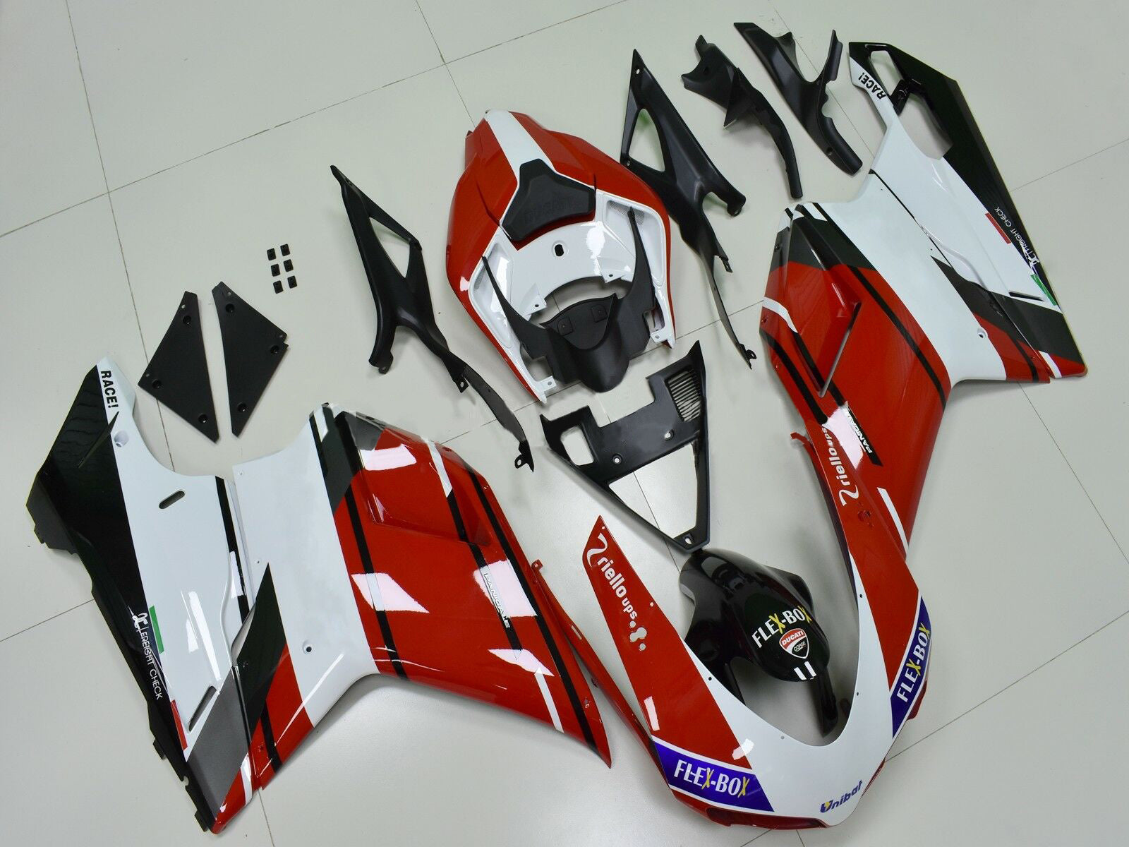 2007-2011 Ducati 1098 1198 848 Fairing Kit Bodywork ABS Generic