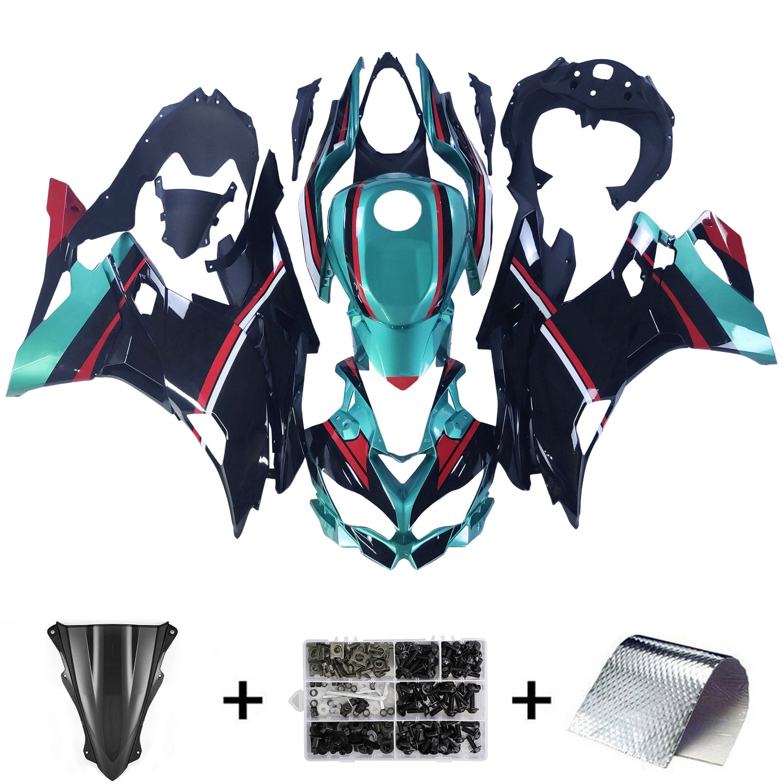 Injection Fairing Kit fit For Kawasaki Ninja ZX-25R ZX-4R ZX-4RR 2019-2025