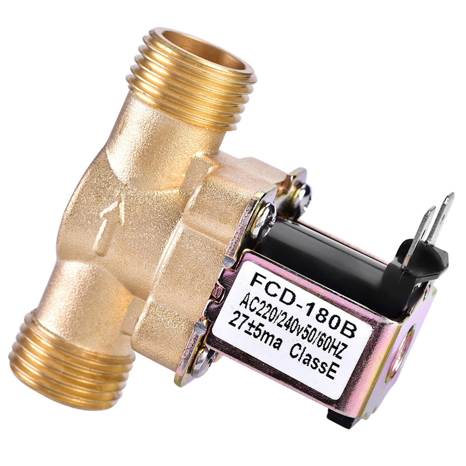 1/2" AC 220V Normally Closed Brass Electric Solenoid Valve For Water Control